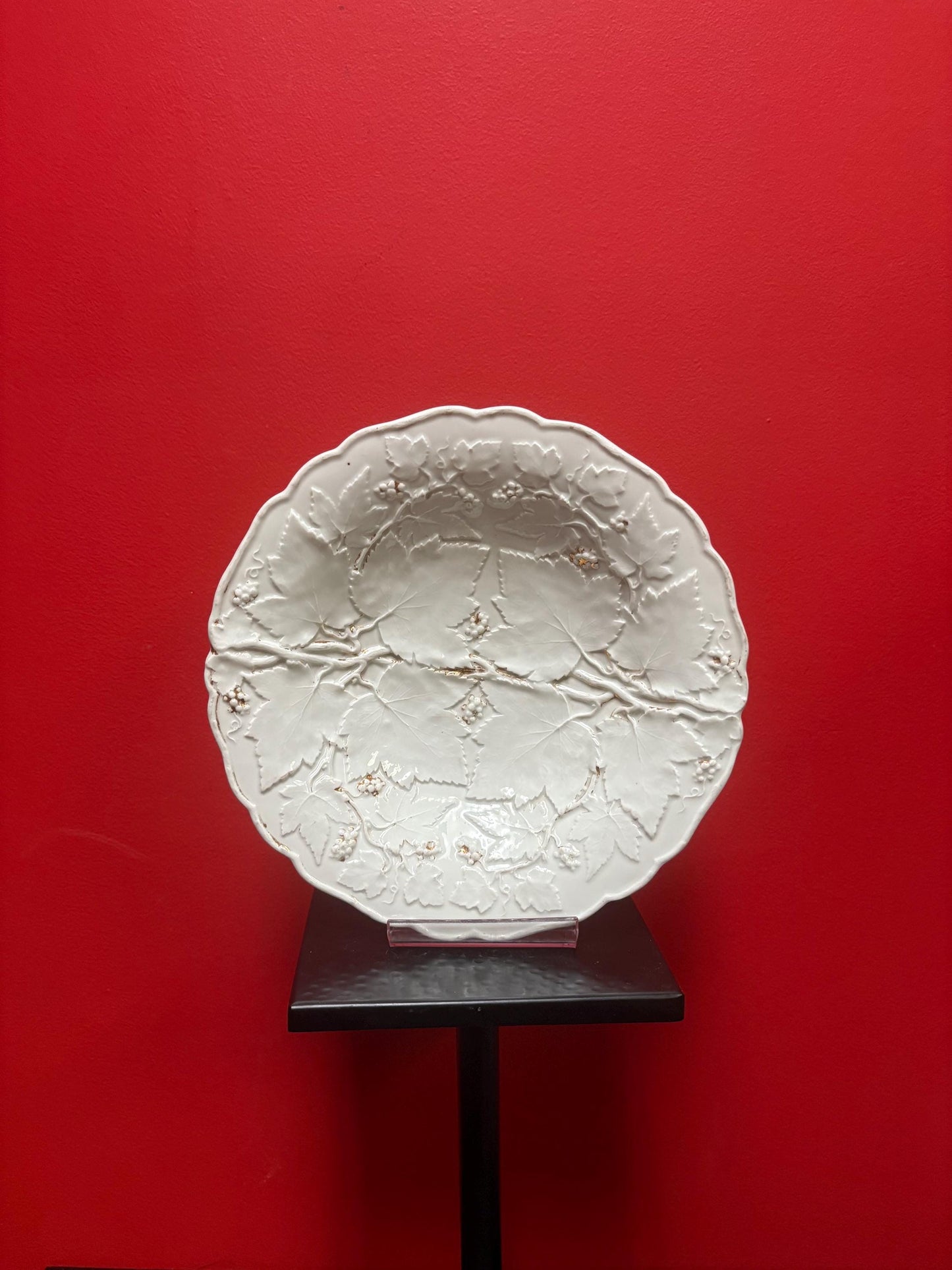 Beautiful early 19 century 11 inch wide Meissen porcelain plate  amazing price