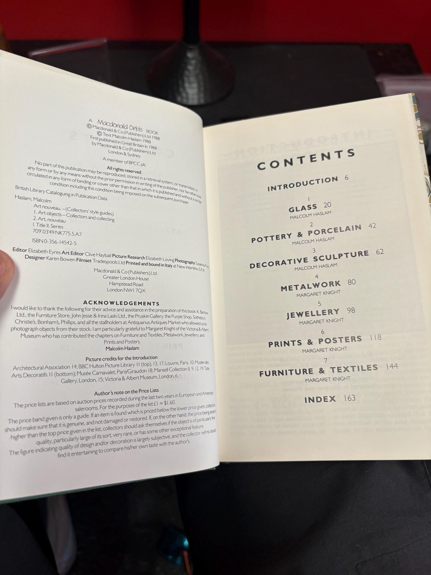 Lovely art nouveau buyers guide book  great reference- 1988 great value