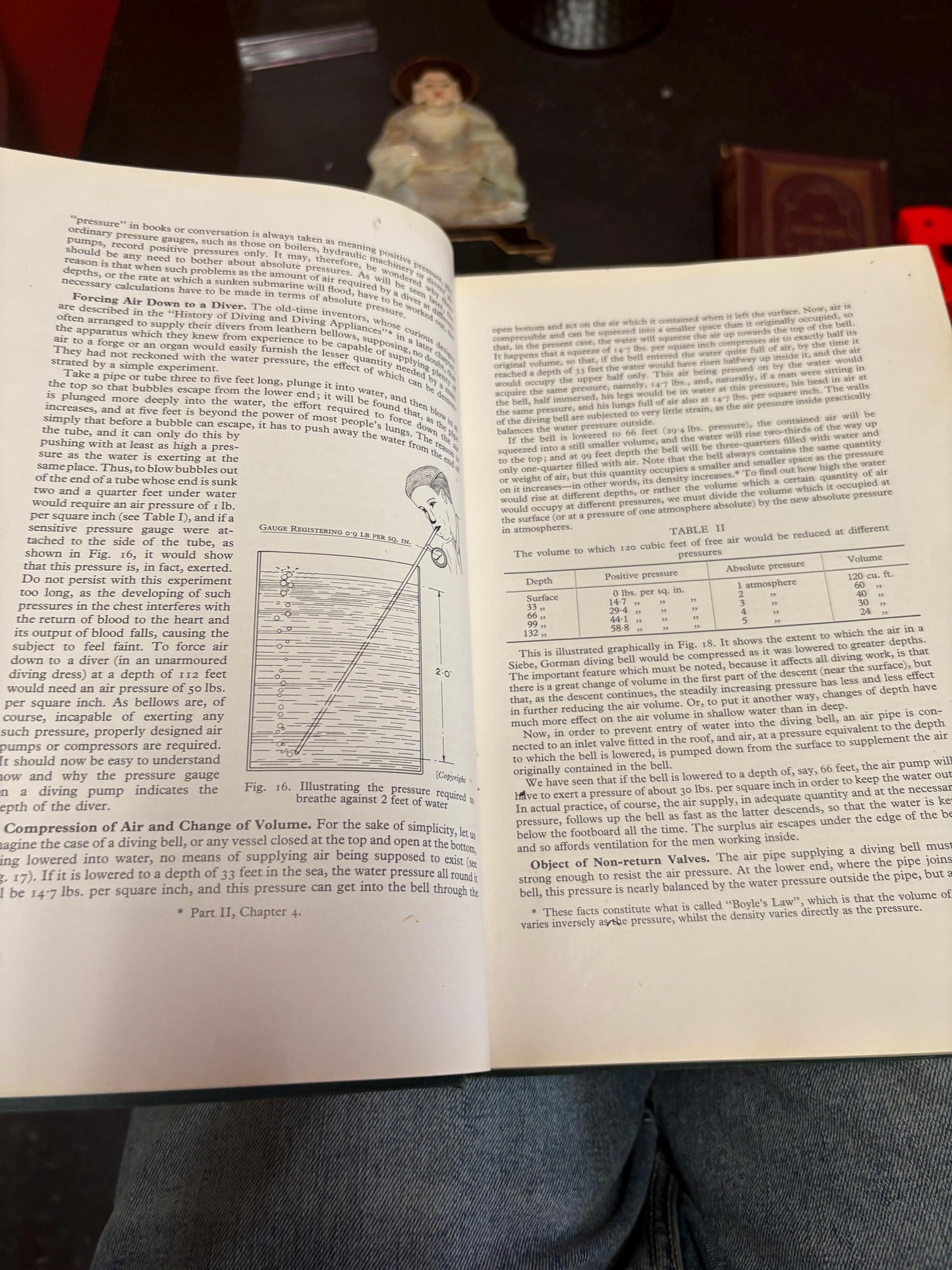 Wonderful deep diving and submarine operations book by Robert H Davis good antique condition 1935 great gift diving book