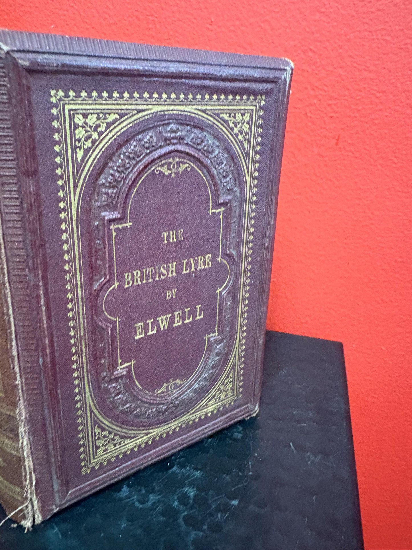 Lovely copy of the British Lyre by ELWELL dated 1874 with broken spine otherwise great condition and good value