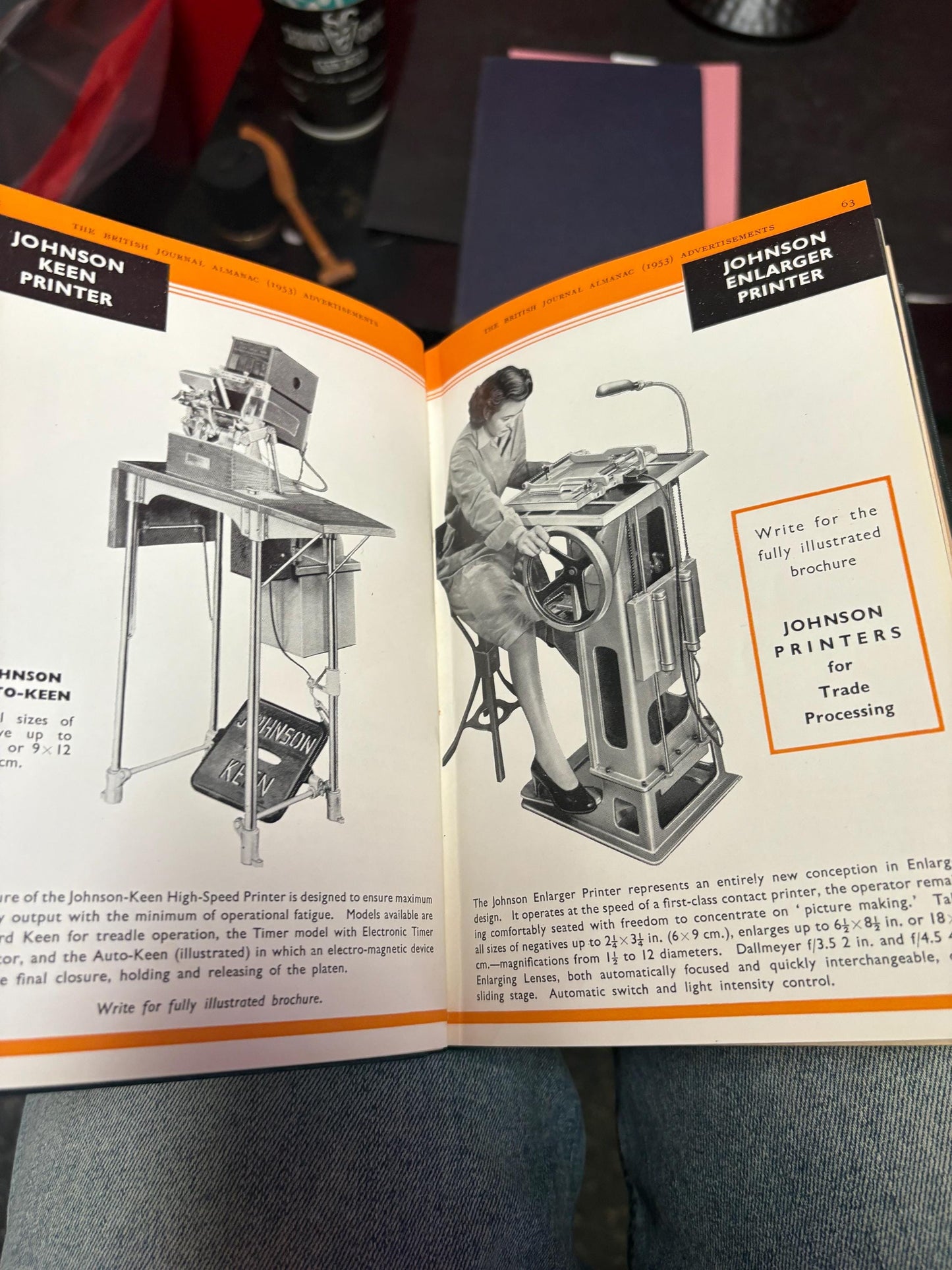 Amazing British Journal photographic almanac from 1953 — great condition with hundreds of amazing advertisements — great gift