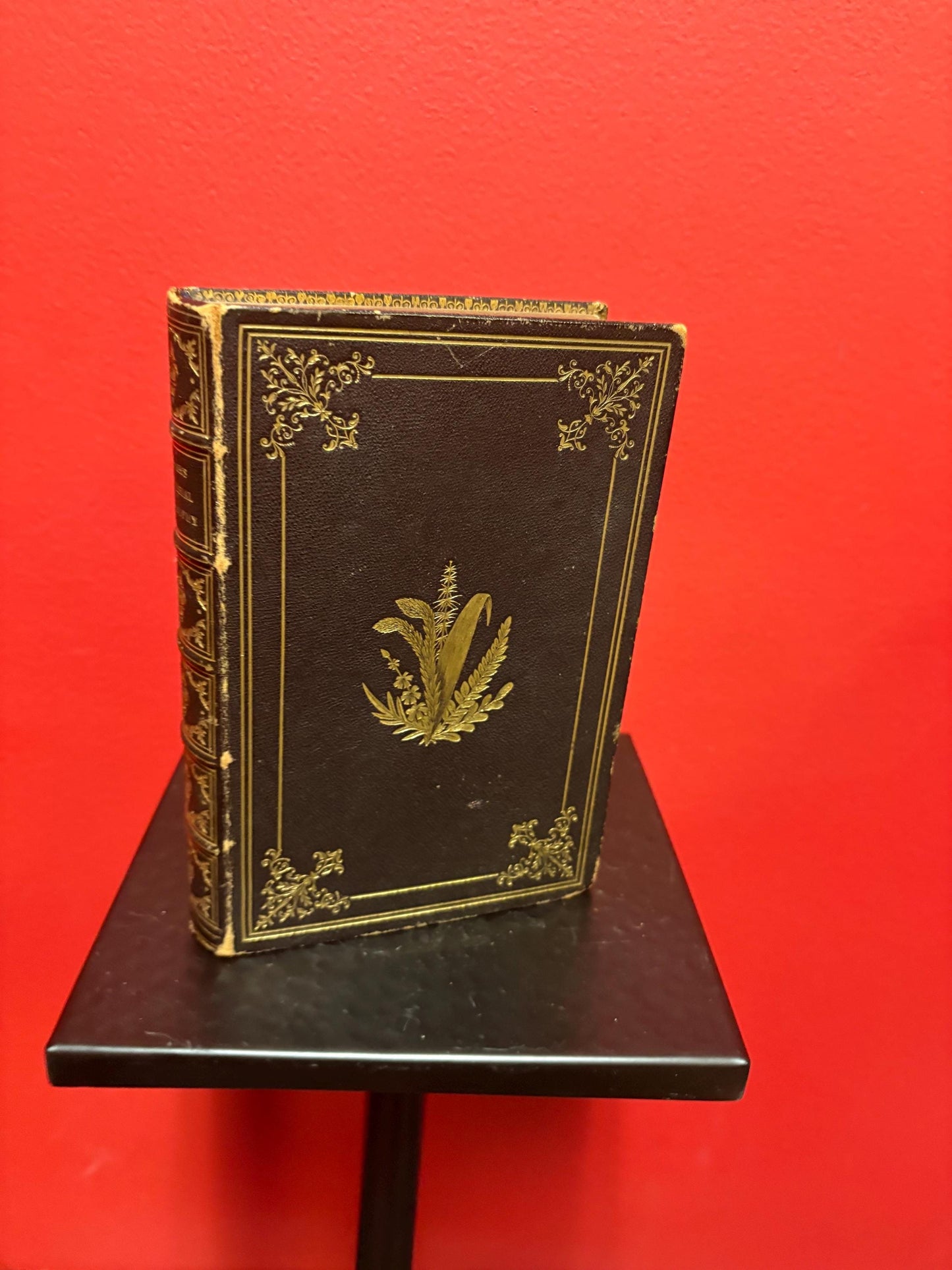 Stunning antique leather bound book - Tuppers proverbial philosophy book — first edition 1865 in very very good condition— wonderful gift