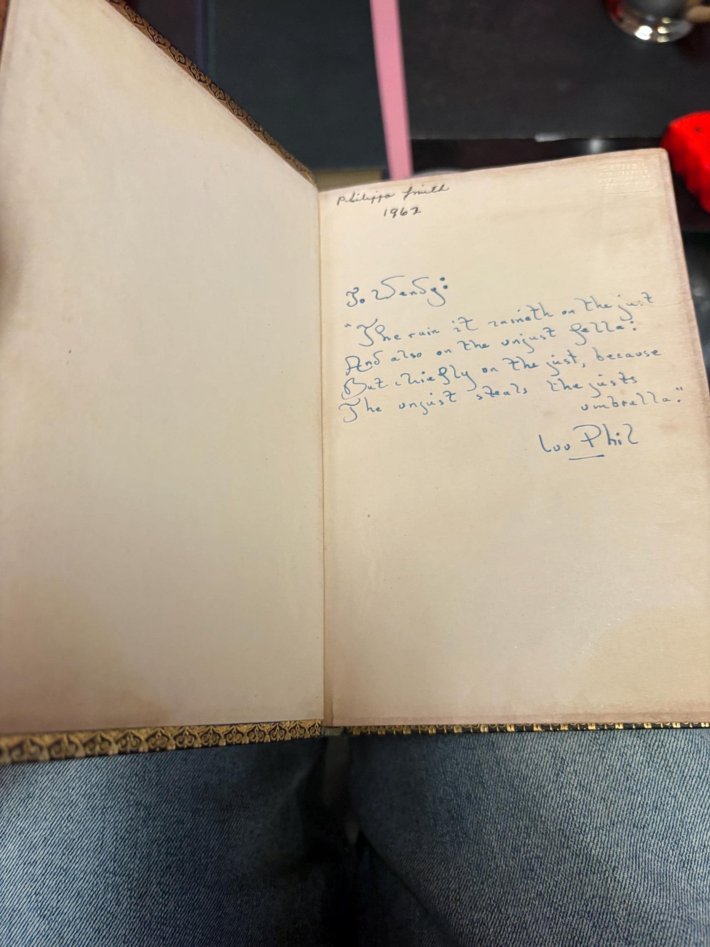 Stunning antique leather bound book - Tuppers proverbial philosophy book first edition 1865 in very very good condition wonderful gift