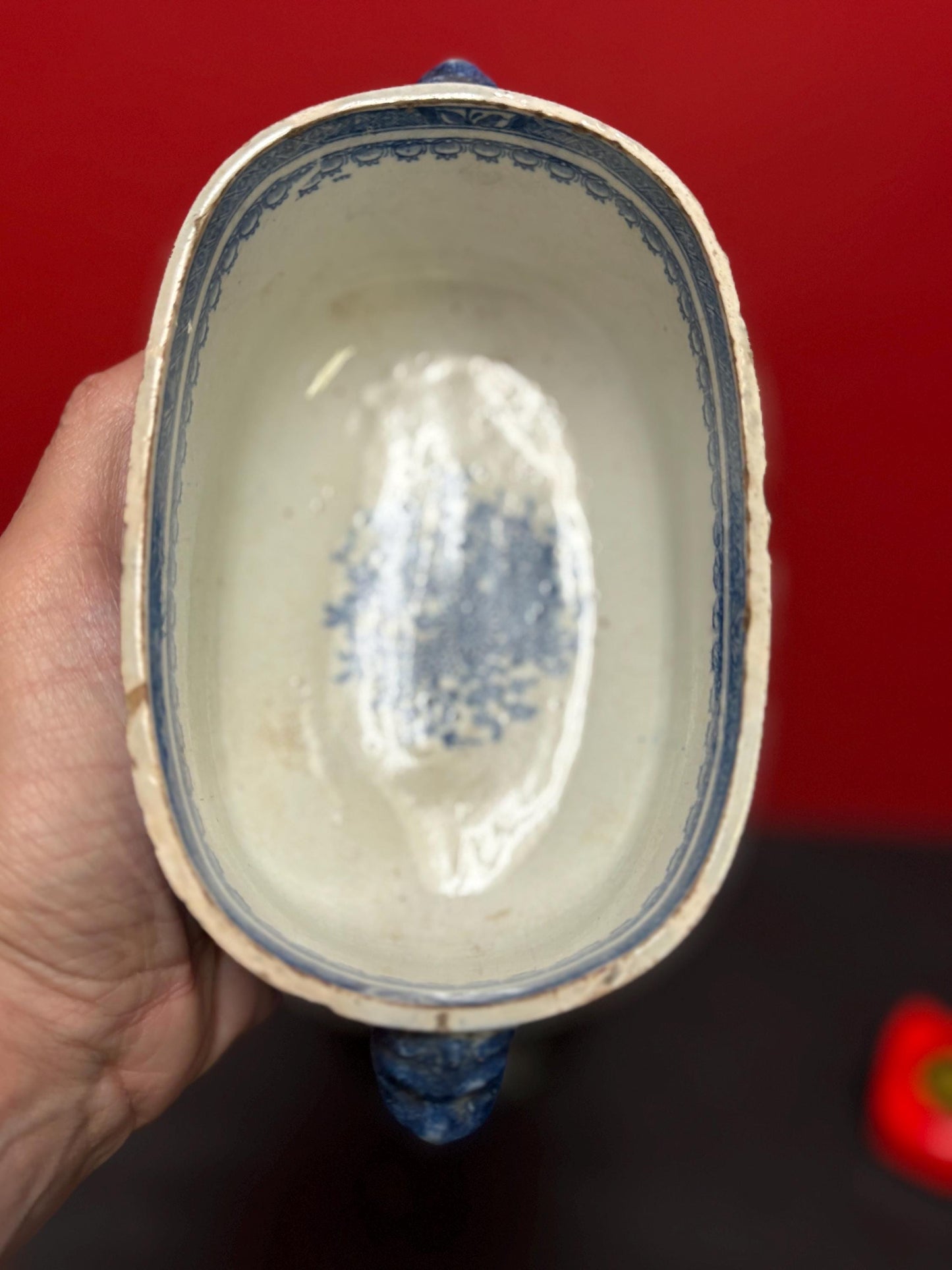 Stunning mid 18th century Chinese bowl 7 1/2 x 4 x 3 high minor chips see photos amazing Chinese porcelain - wow