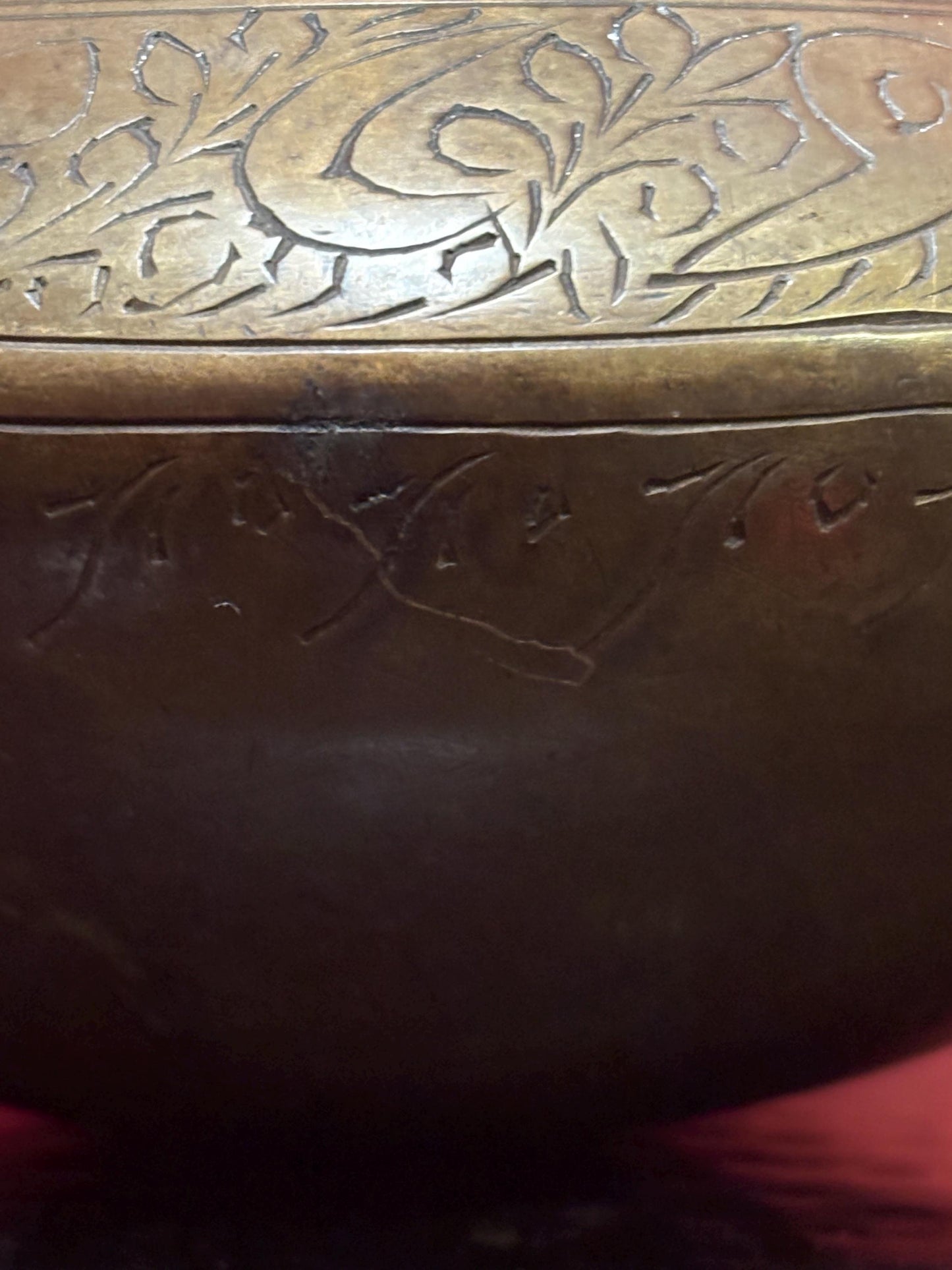 A Stunning museum quality approx 16th century Ming Dynasty bronze vessel  incredible detail and patina  sensational piece of Chinese art