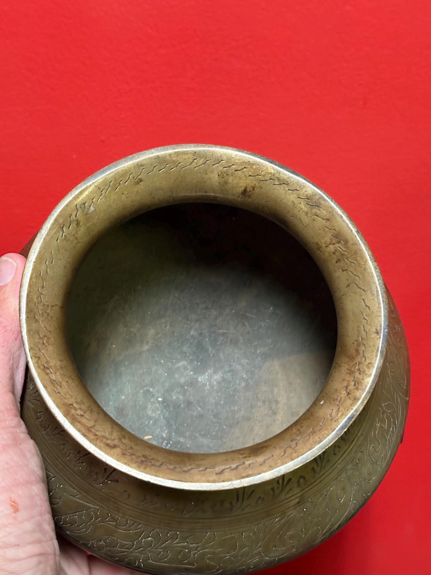 A Stunning museum quality approx 16th century Ming Dynasty bronze vessel  incredible detail and patina  sensational piece of Chinese art