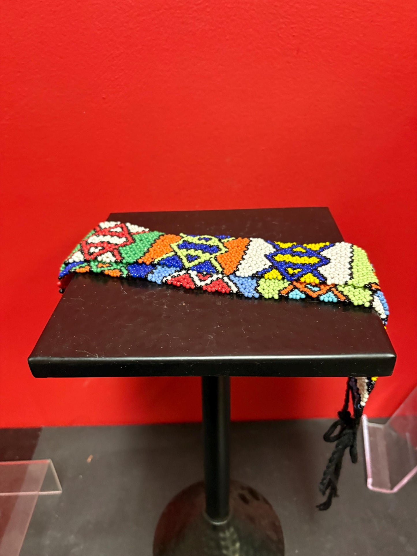 stunning indigenous and beaded belt in perfect condition approximately 31 inches long - great value and perfect gift