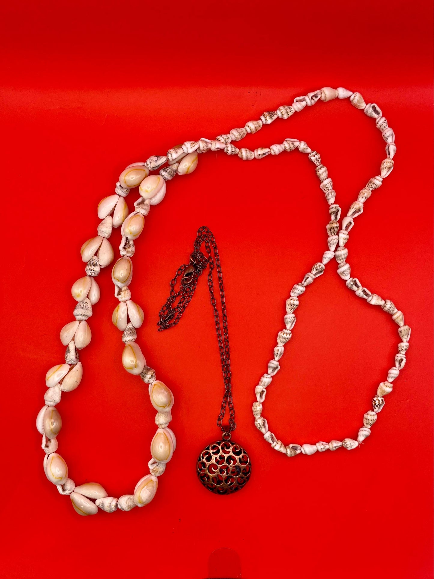 Lot of 6 Assorted Necklaces  Mixed Styles, Lengths & Materials