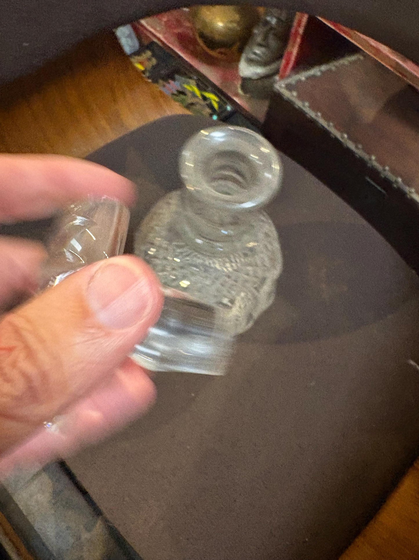 Beautiful 19 century cut crystal decanter in perfect condition  great gift and ready to use  wow price