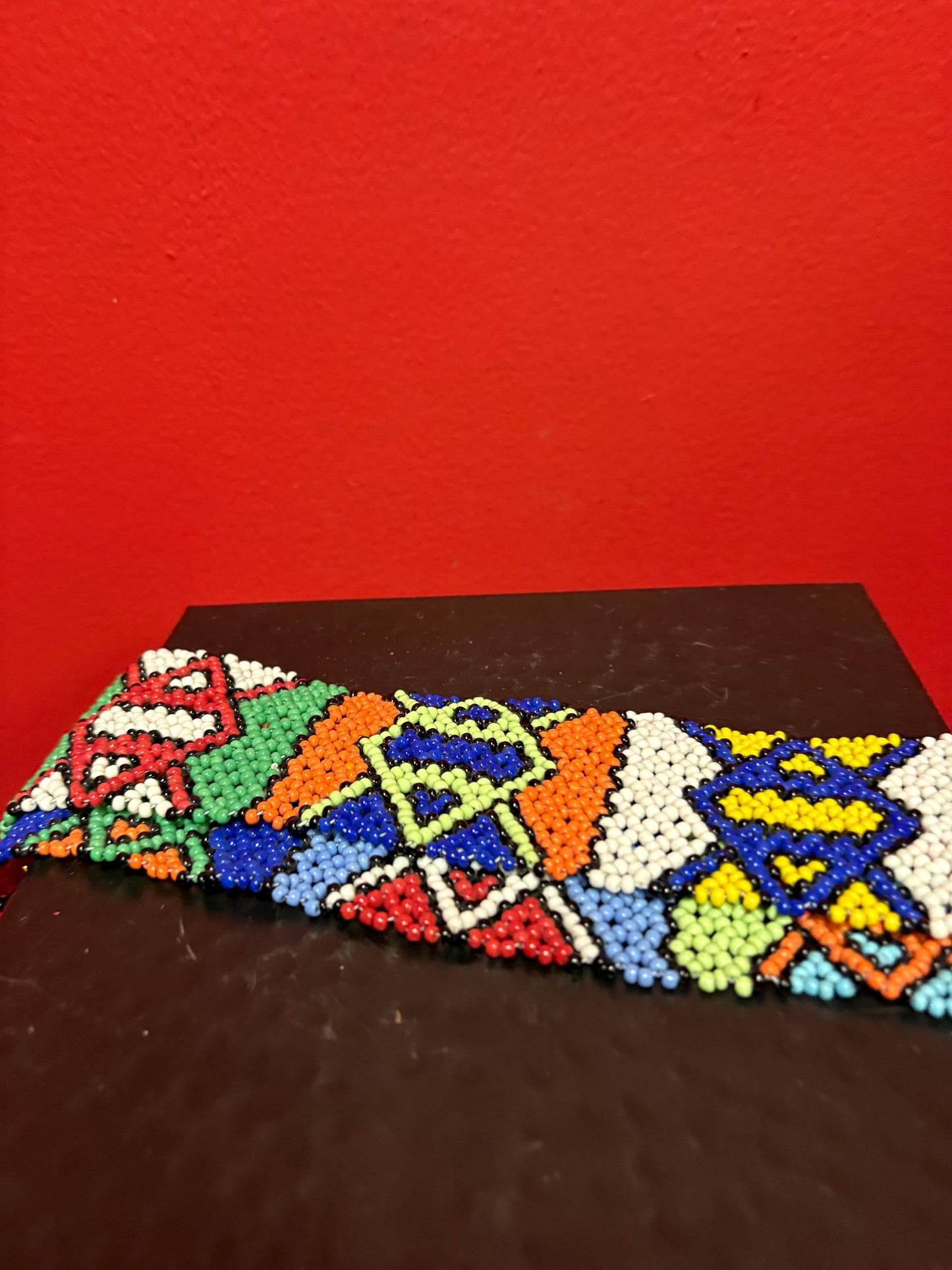stunning indigenous and beaded belt in perfect condition approximately 31 inches long - great value and perfect gift
