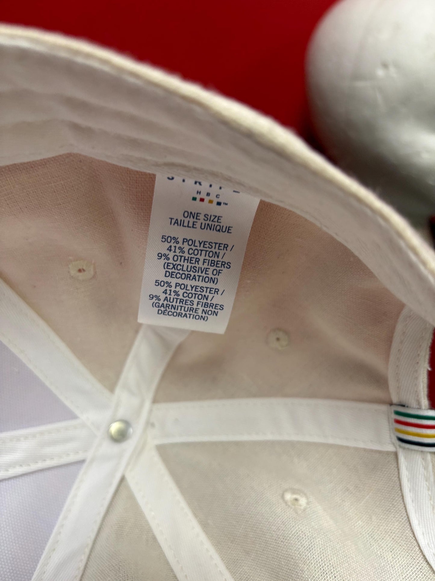 Very cool Hudson Bay Company HBC adjustable baseball cap  great condition  getting hard to find  HBC