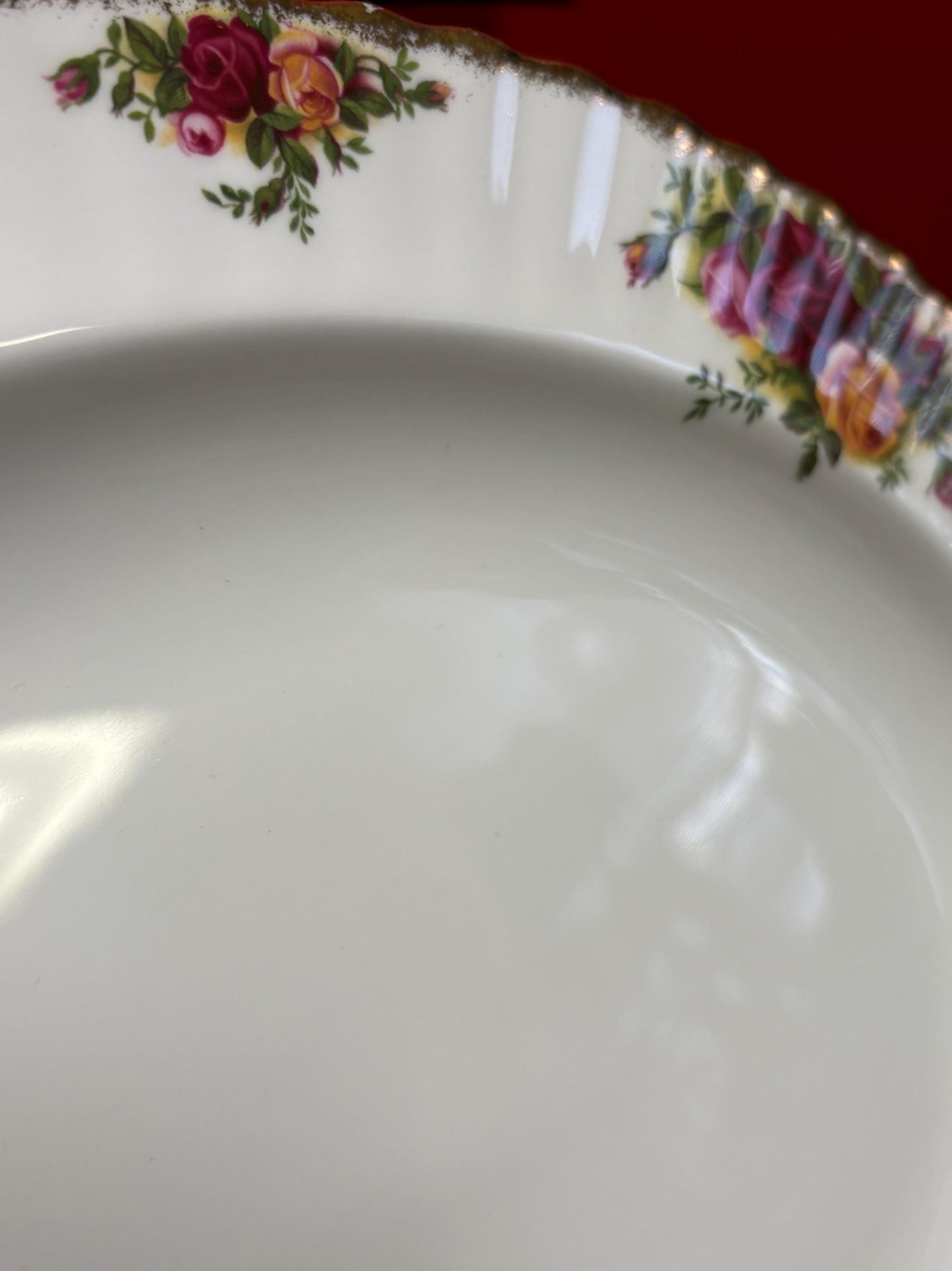 Beautiful old country rose platter  13.5 x 11 inch wide - perfect condition  perfect for the set  old country rose