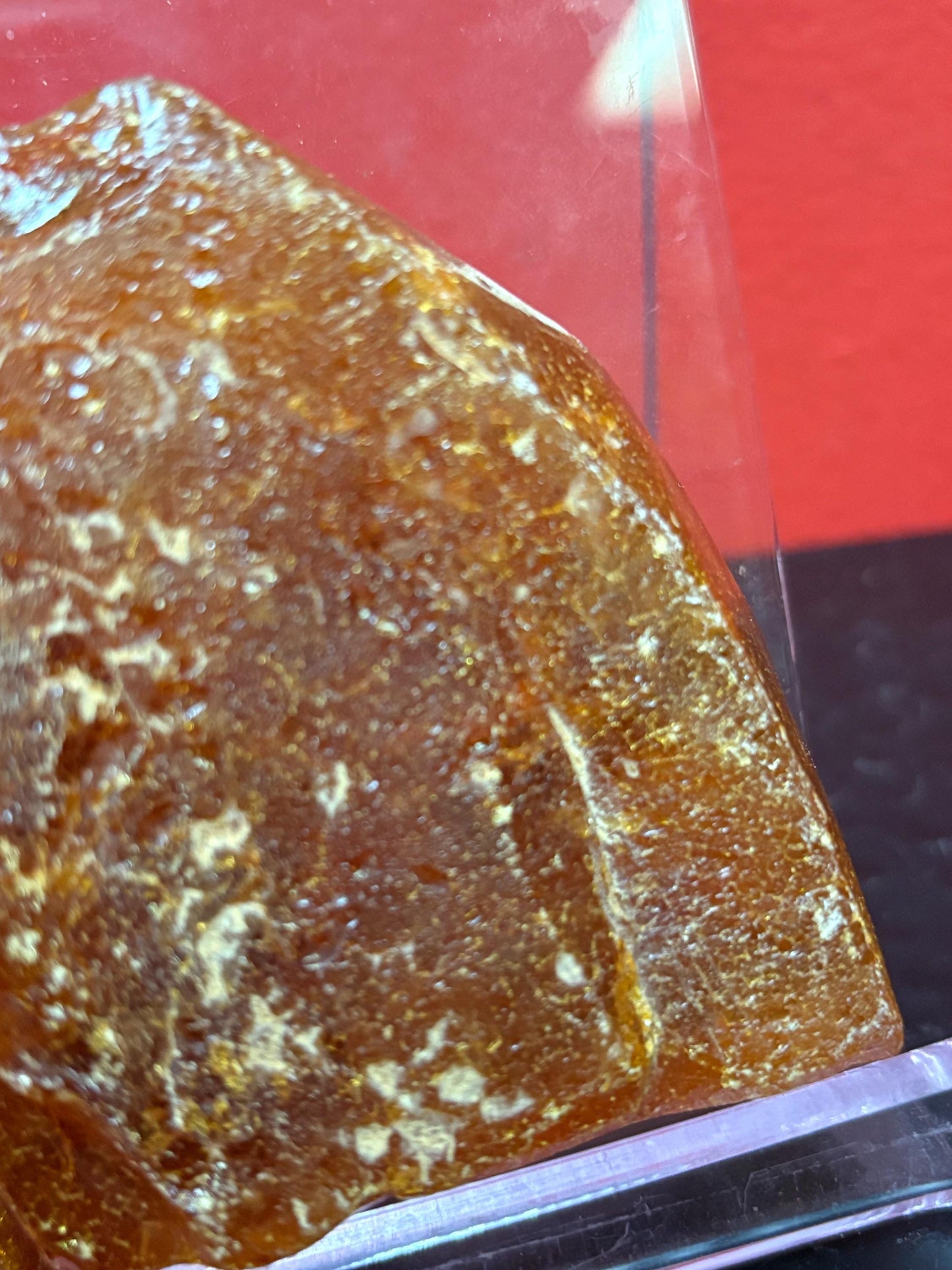 Huge rare piece of raw Amber 4 x 3