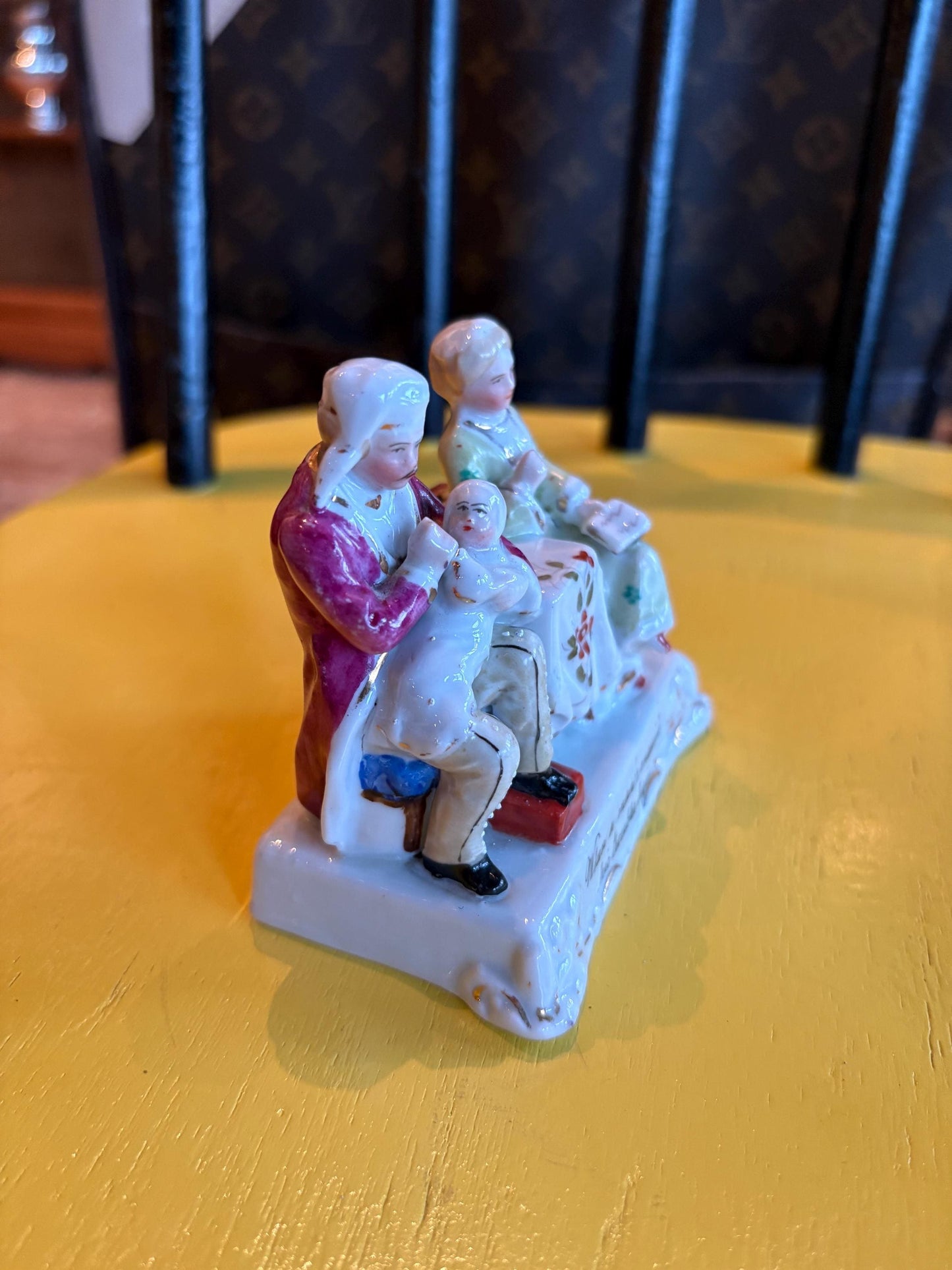 Antique Victorian German statue in good condition 4 inches high