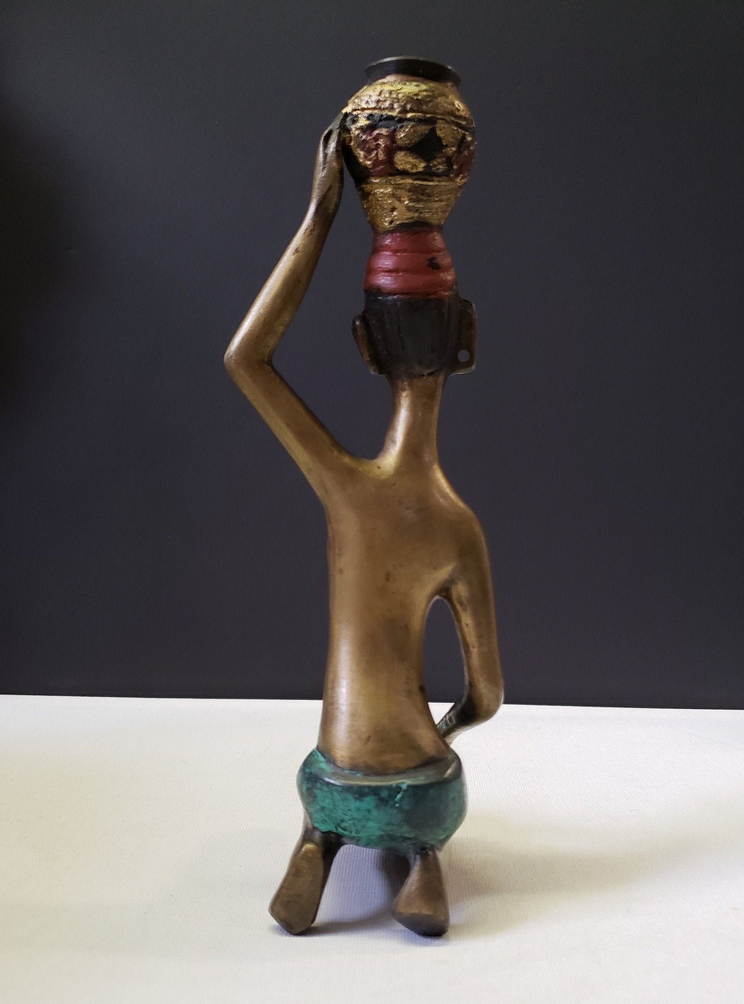 African Bronze Water Carrier