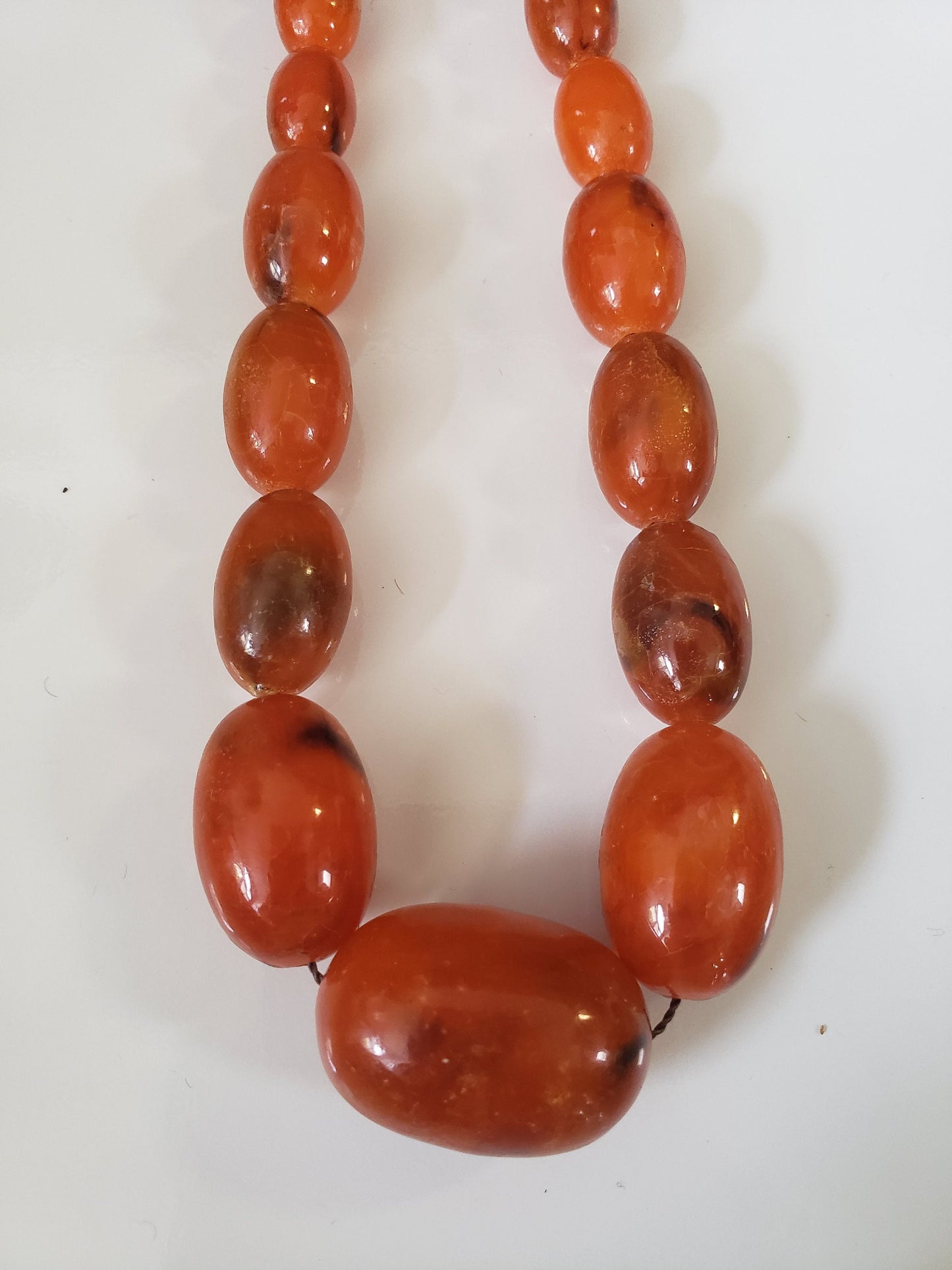 Vintage Faux Amber Necklace