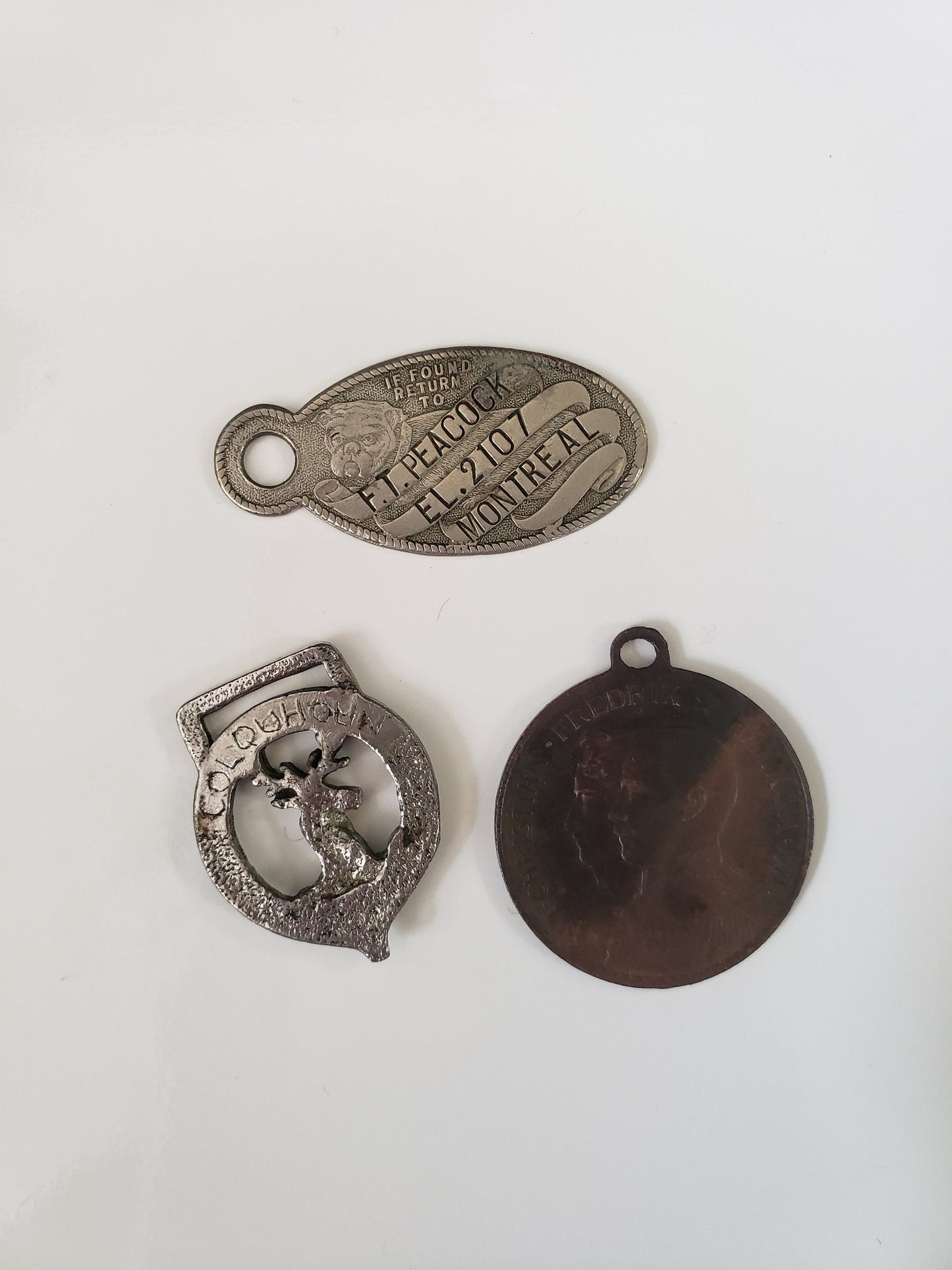 Assorted Lot of Small Medals, Brooches, and Charms