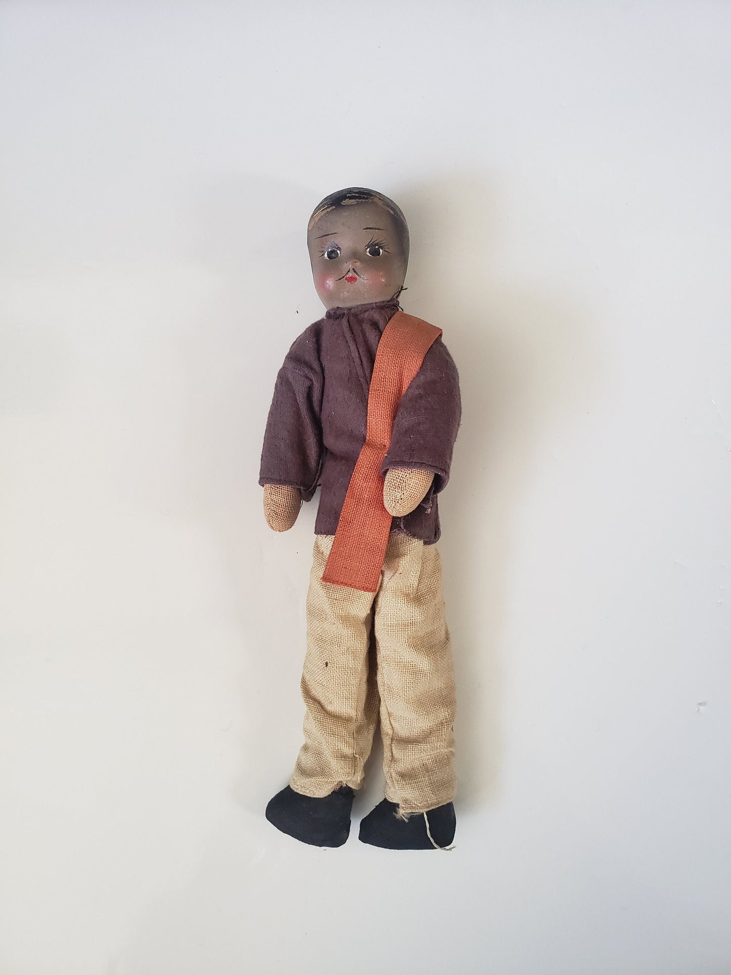 Antique Cloth & Porcelain Chinese Doll