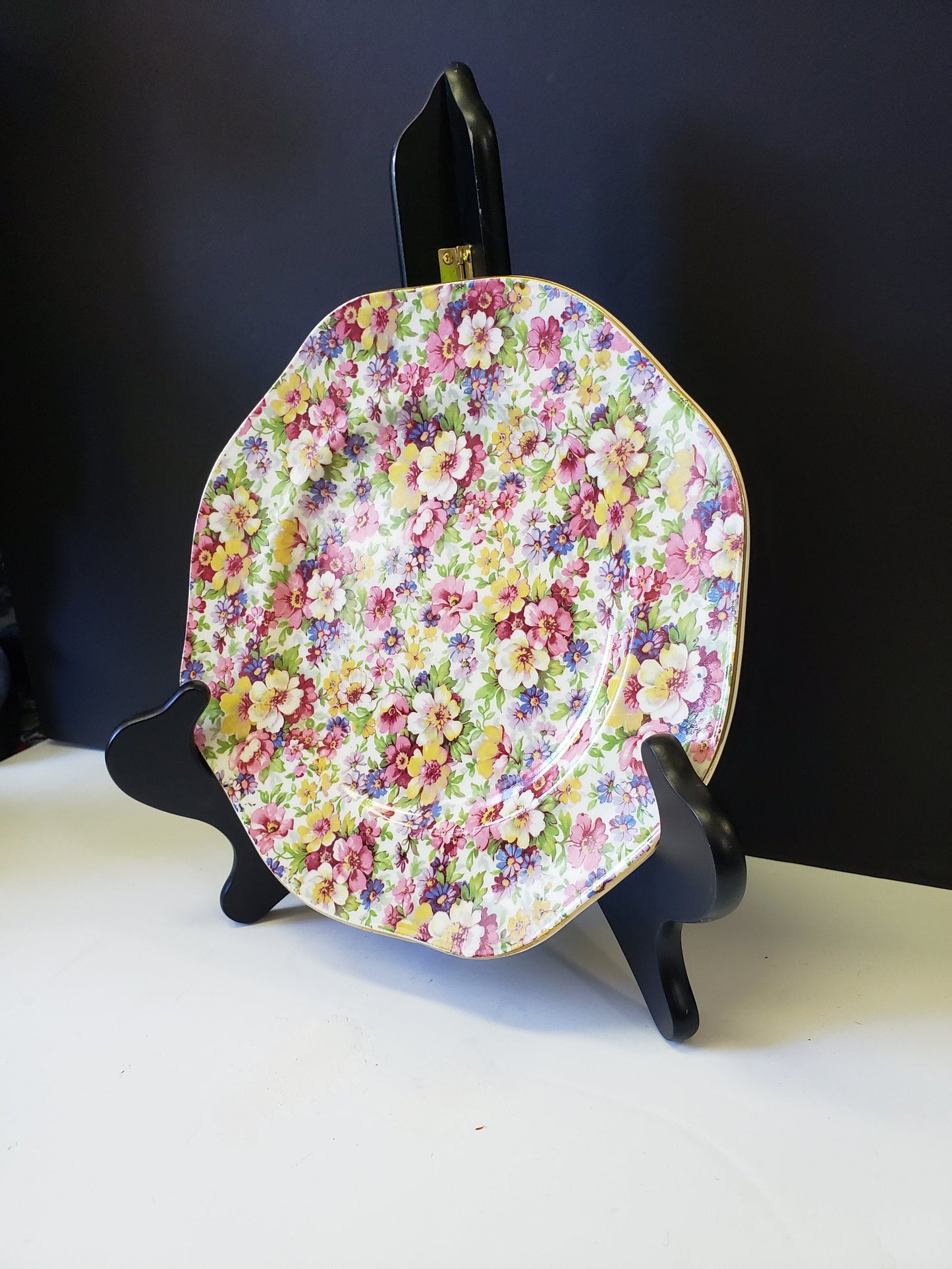 Du Barry Chintz Plate