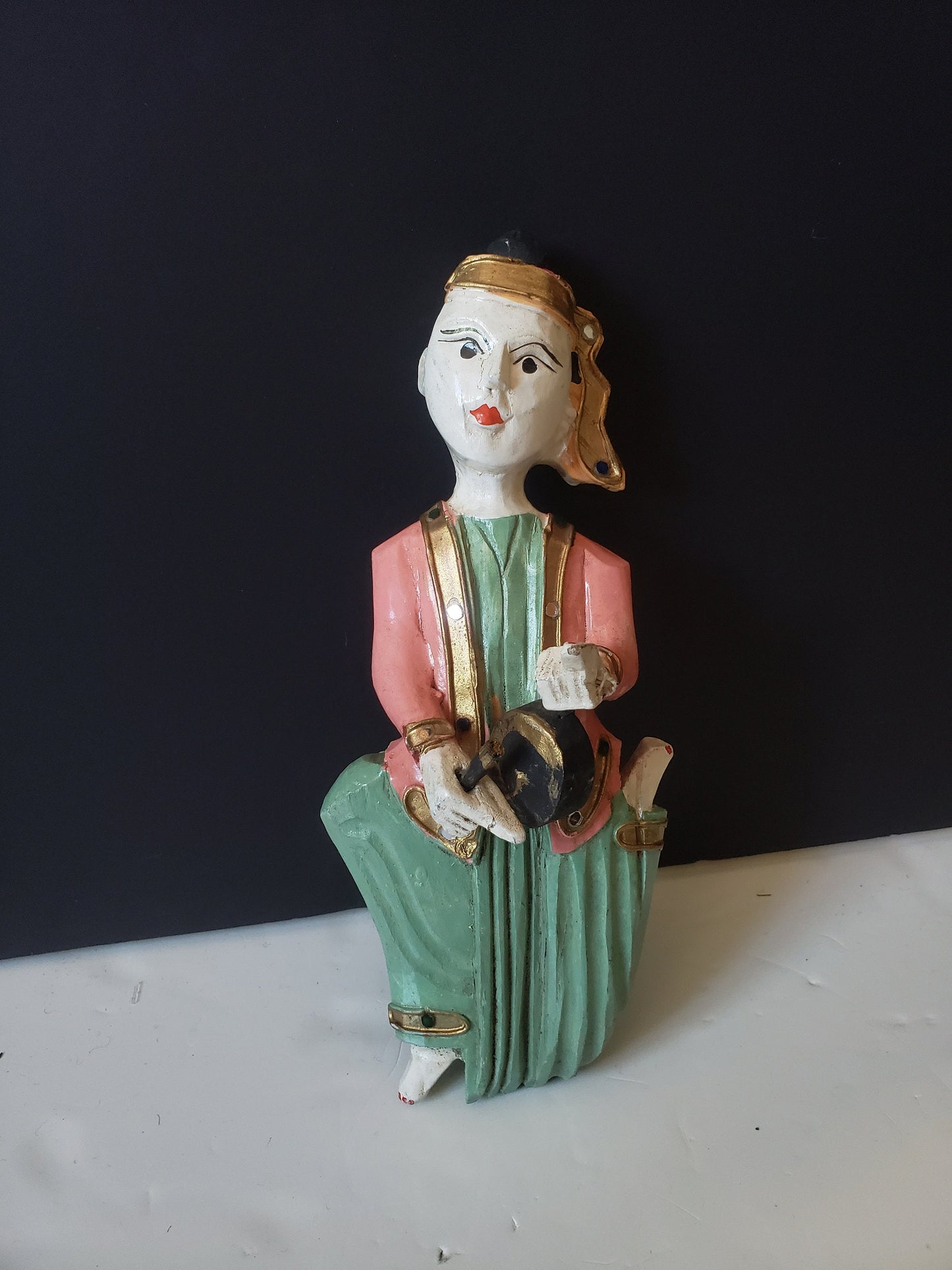 Southeast Asian Polychrome Hanging Figure