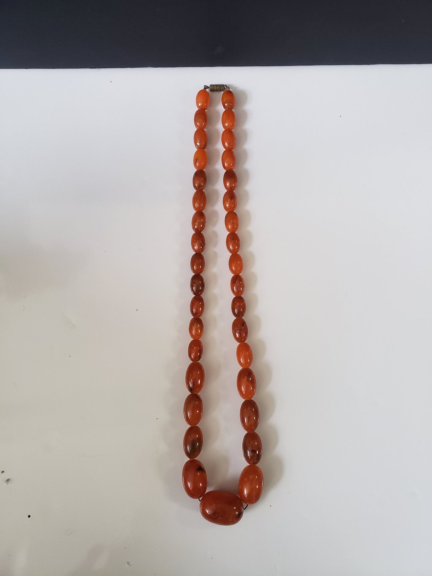 Vintage Faux Amber Necklace