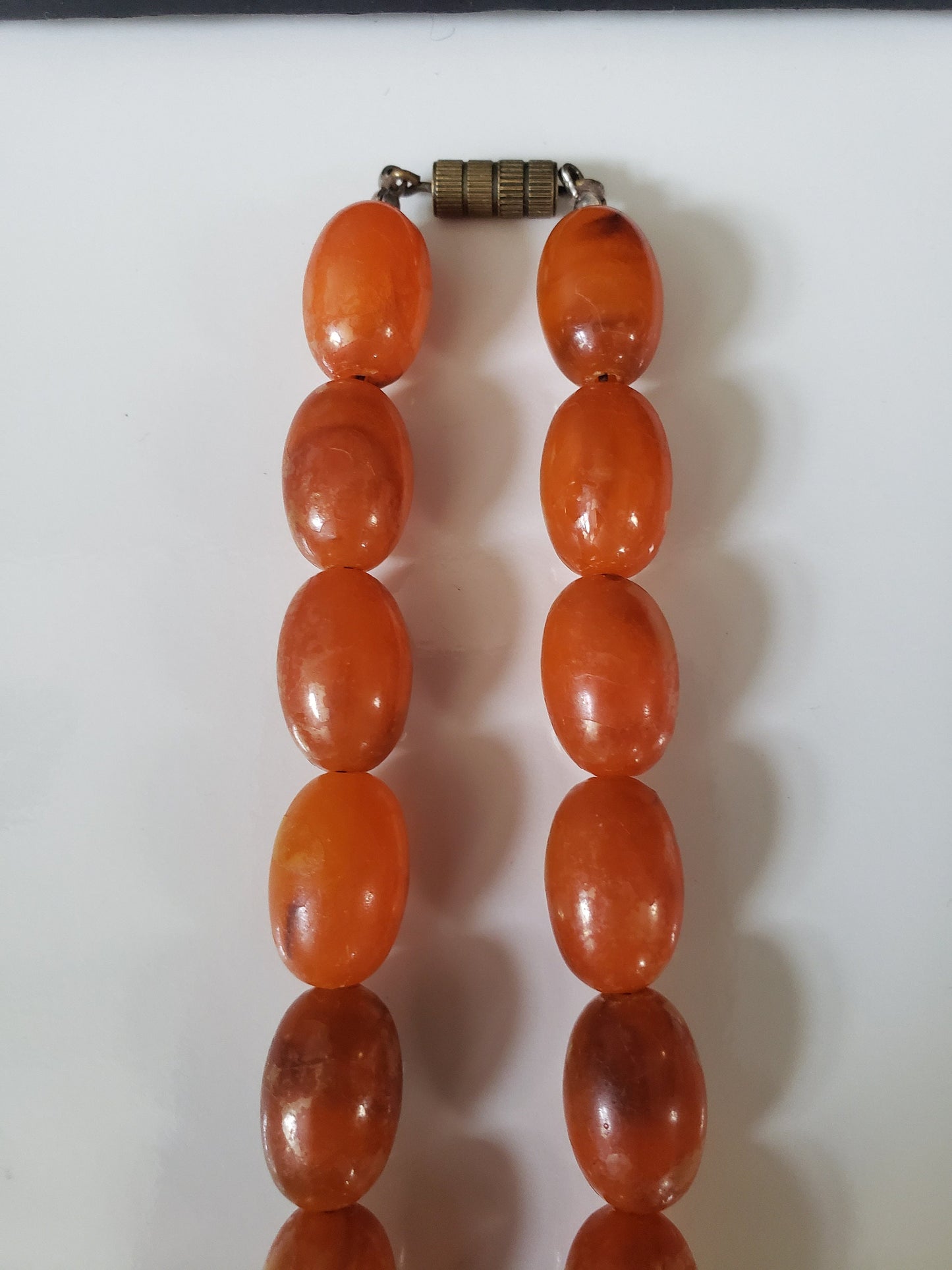 Vintage Faux Amber Necklace