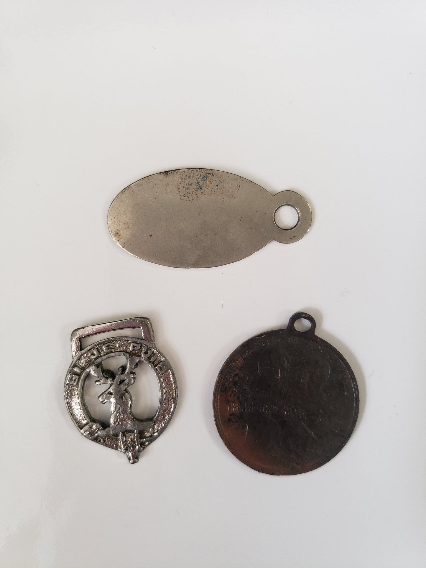 Assorted Lot of Small Medals, Brooches, and Charms