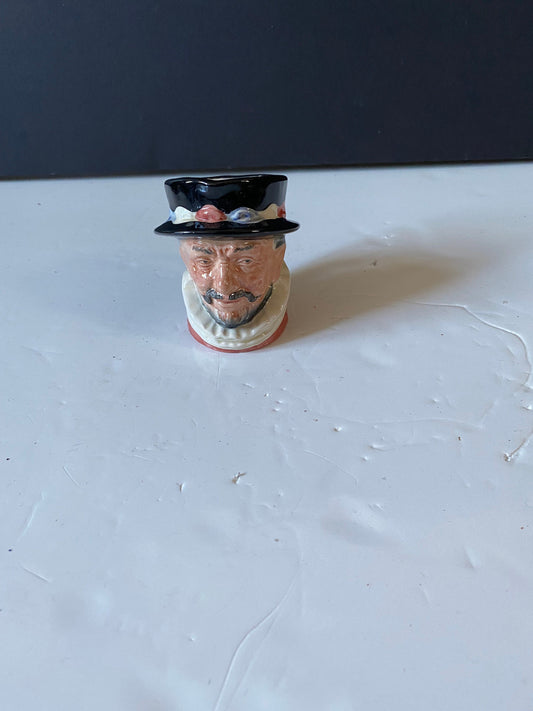 Small Royal Doulton beefeater Toby jug