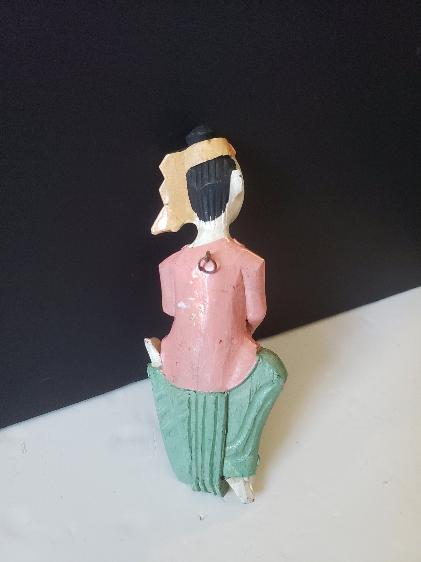 Southeast Asian Polychrome Hanging Figure