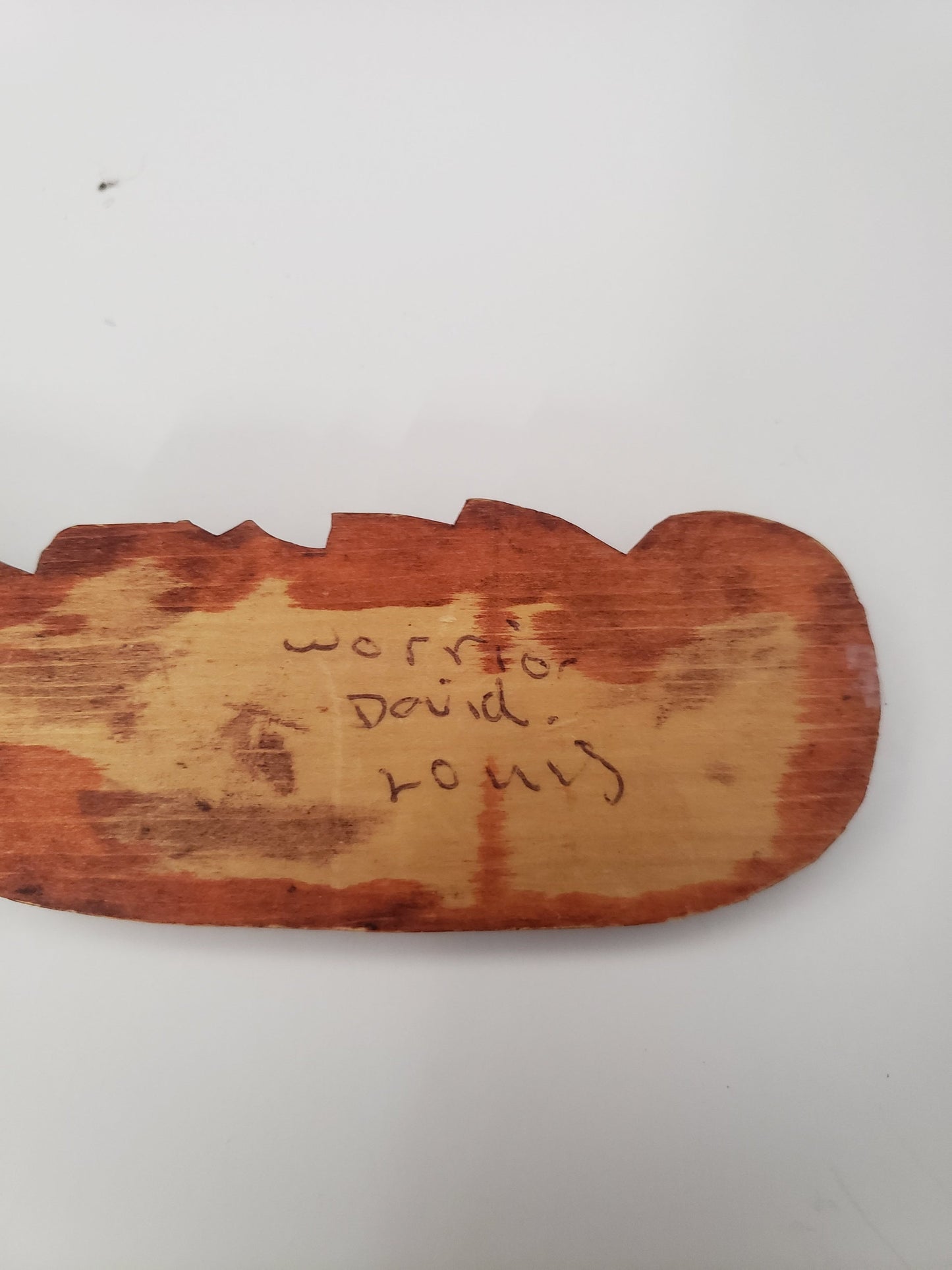 Signed First Nations Carved Letter Opener