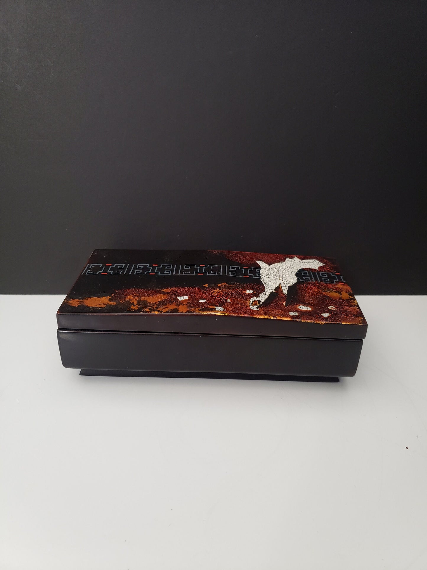 Vintage Signed Vietnamese Lacquer Box