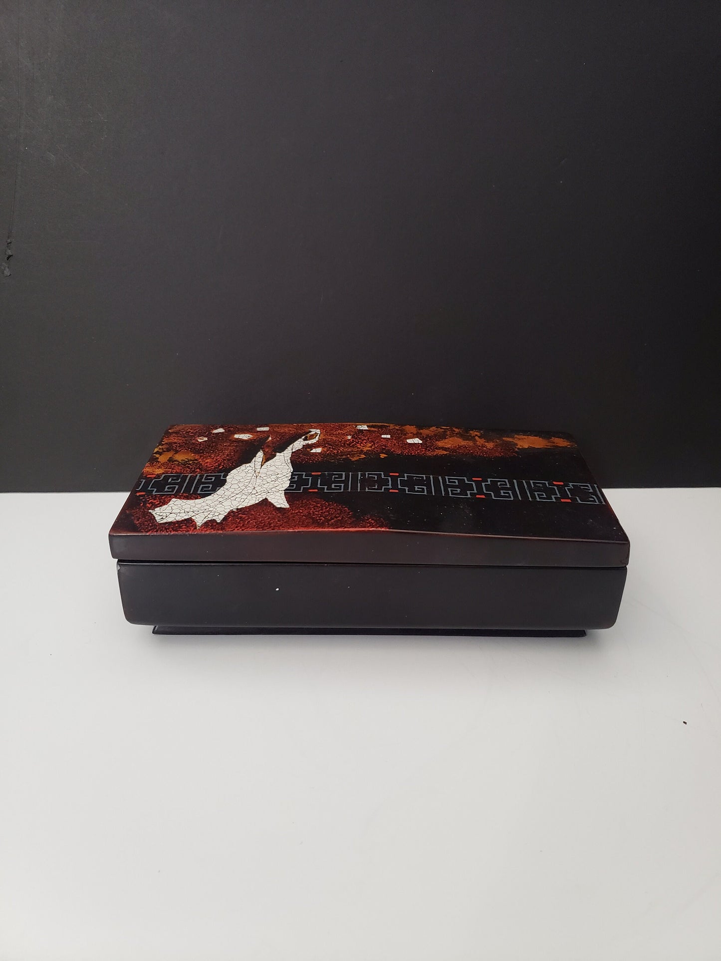 Vintage Signed Vietnamese Lacquer Box