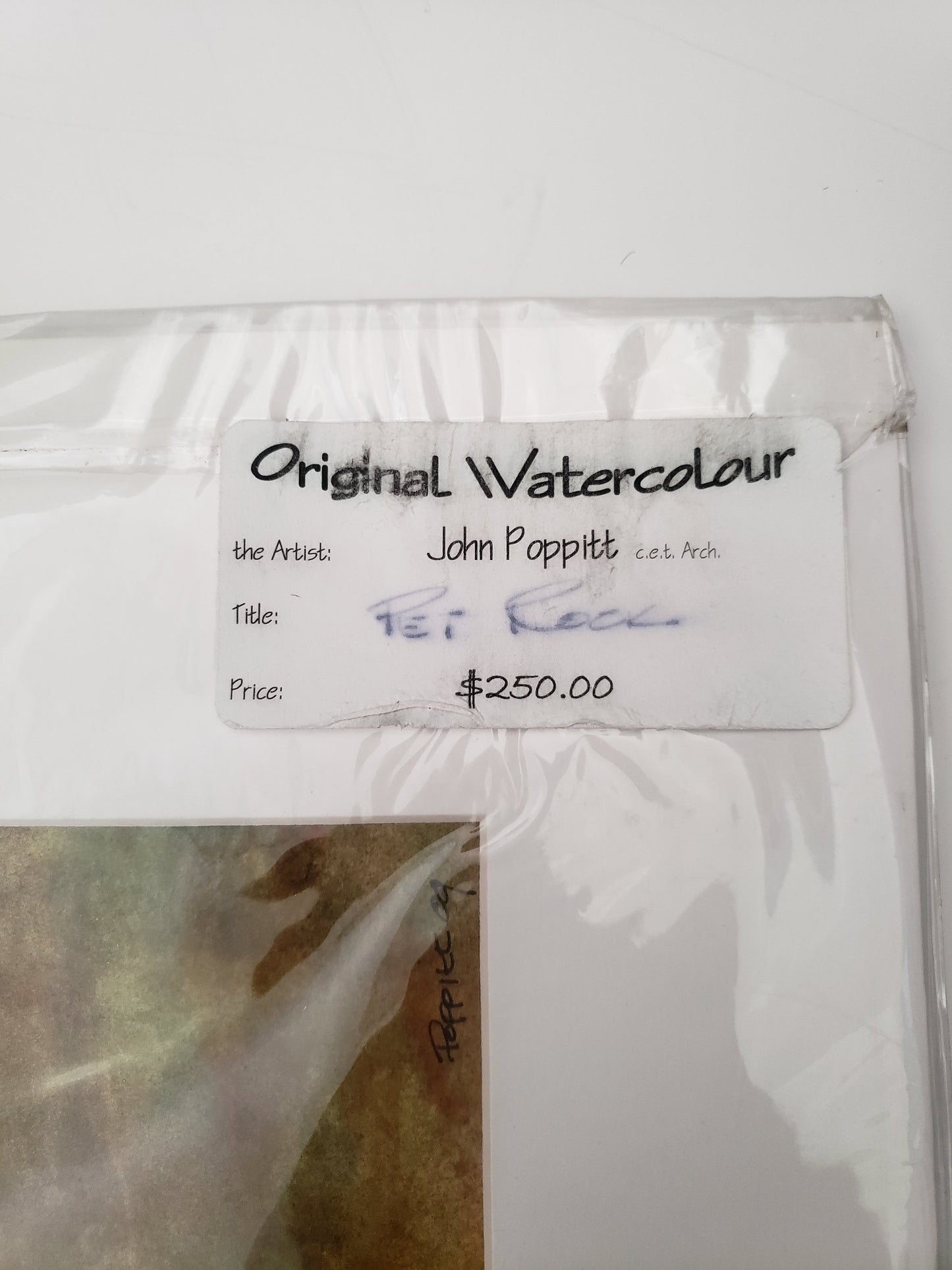 Orginal Signed John Poppitt Watercolour Painting