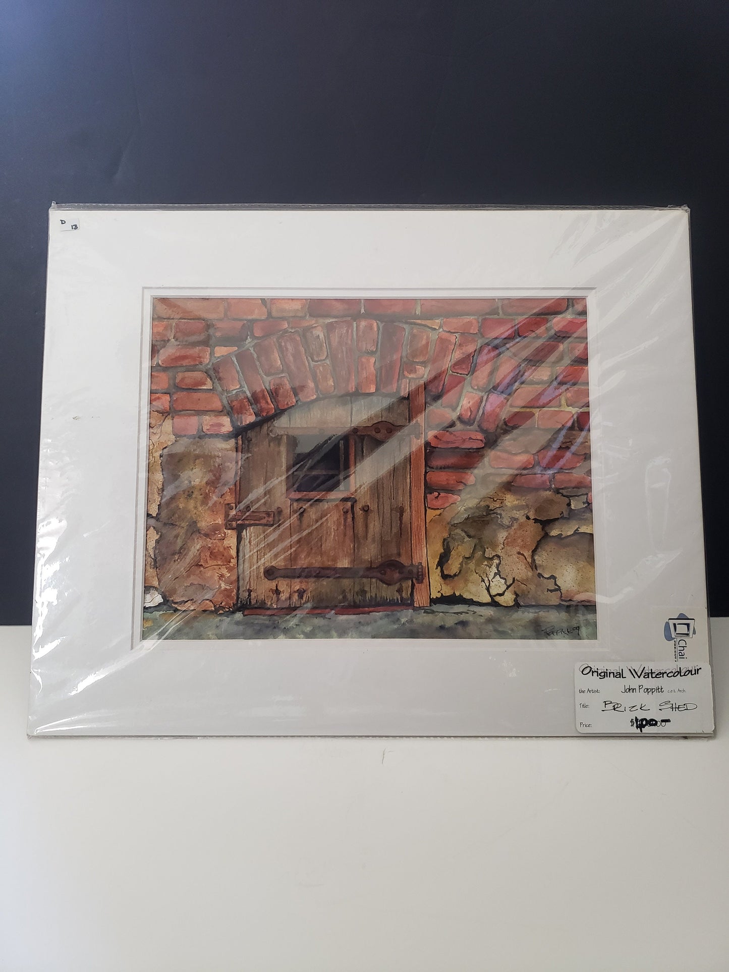 Orginal John Poppitt Watercolour Painting