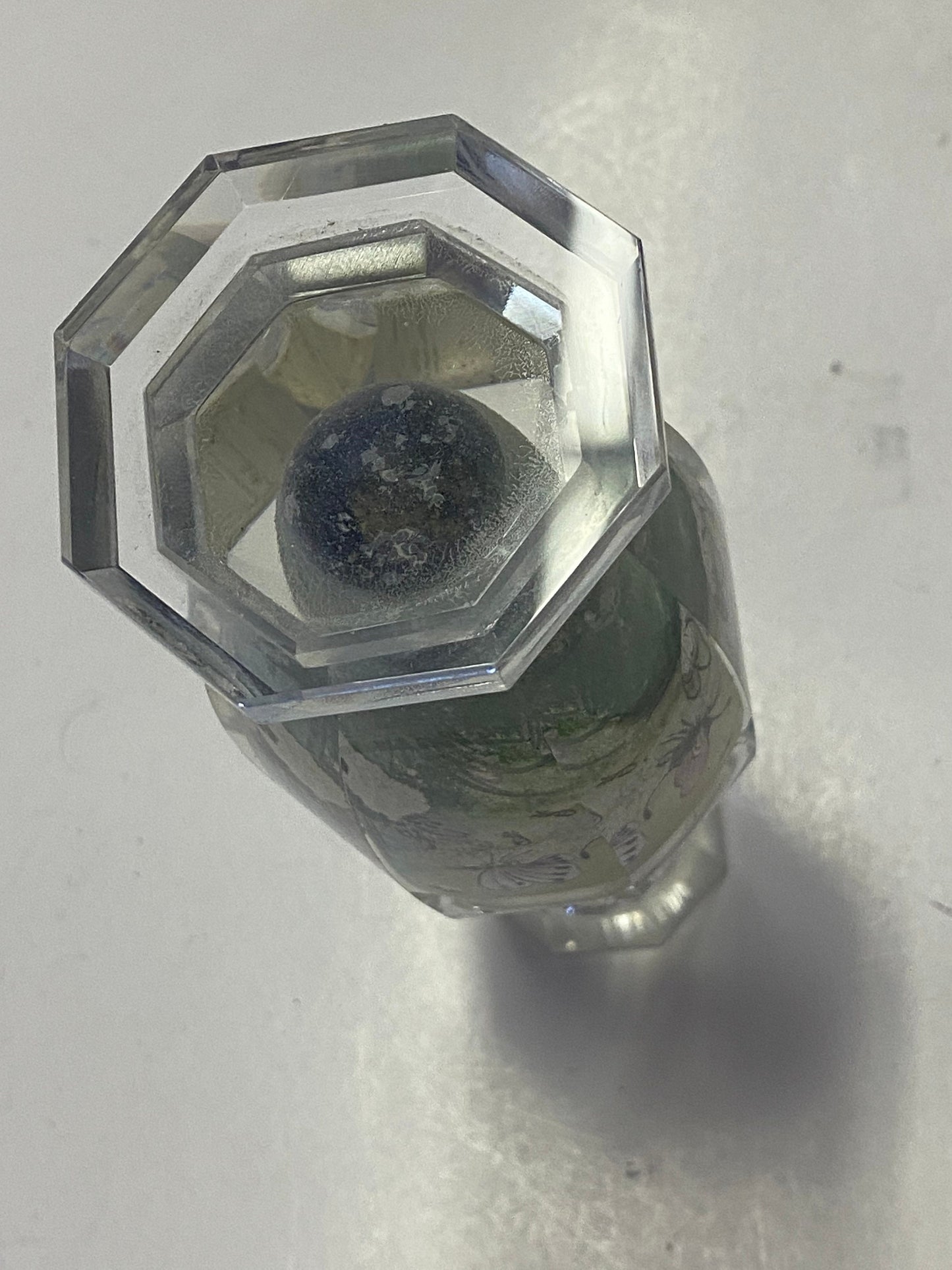 7 inch Chinese inside painted vase  stunning