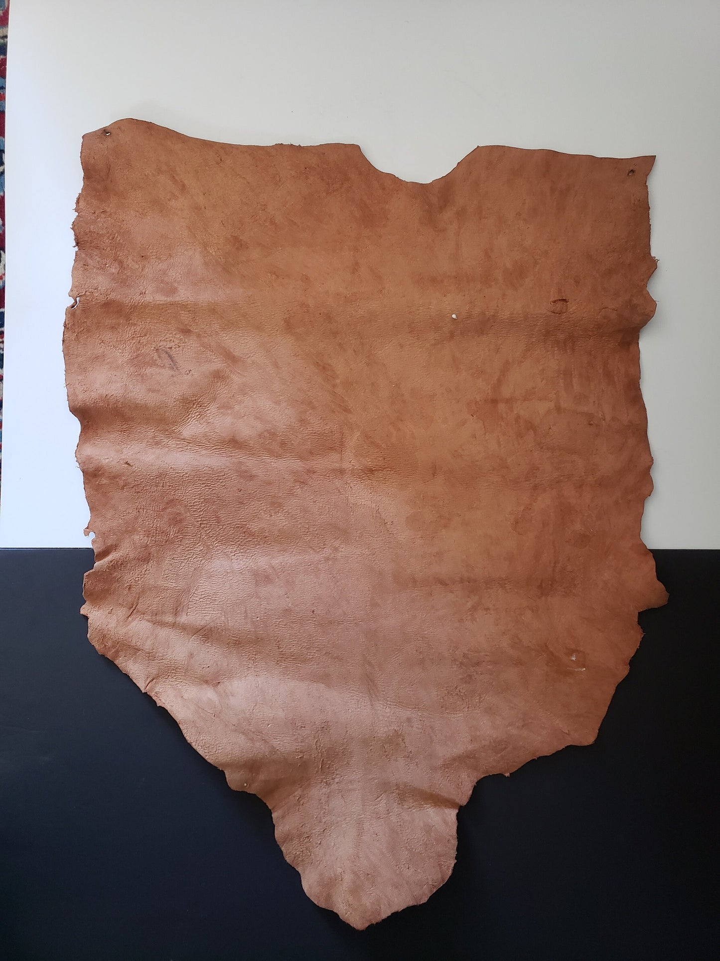 North American Retro Leather Map of Cuba