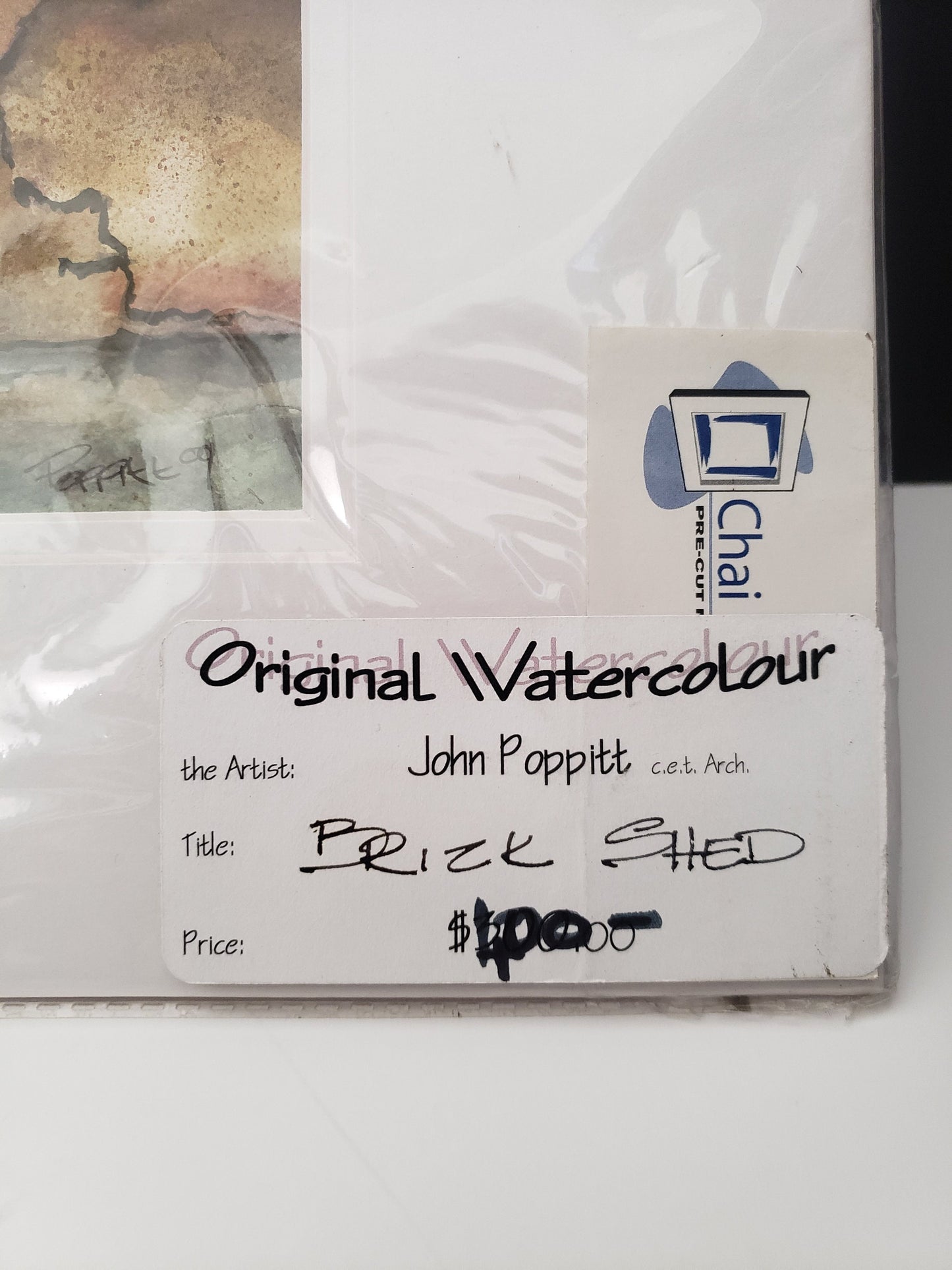 Orginal John Poppitt Watercolour Painting