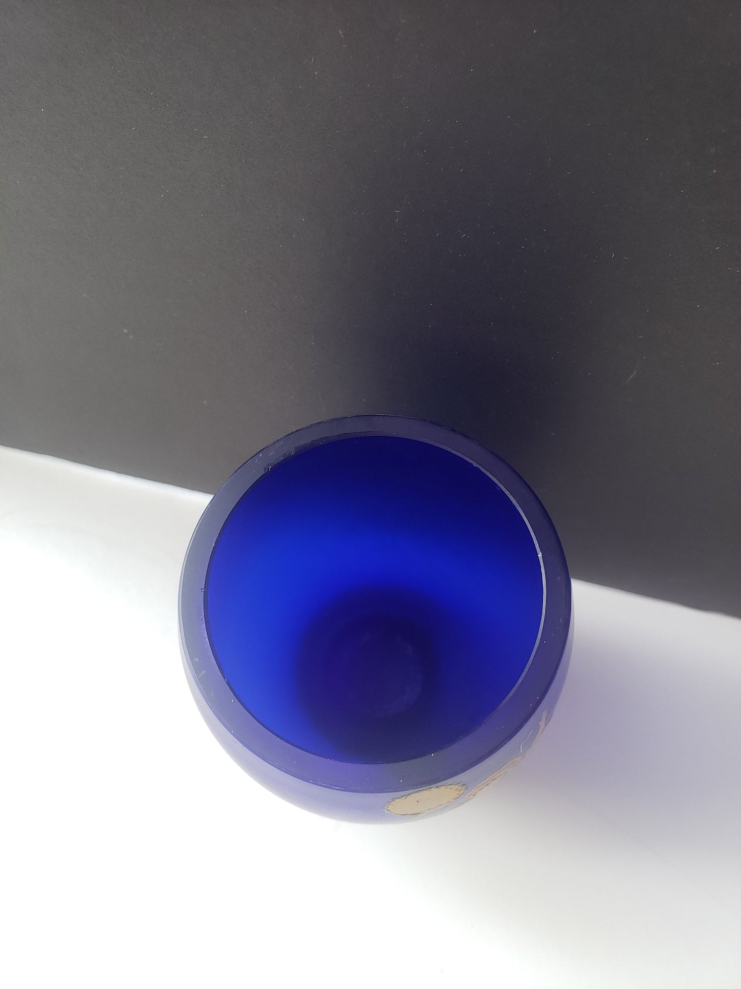 Antique Satin Glass Gypsy Moon Vase