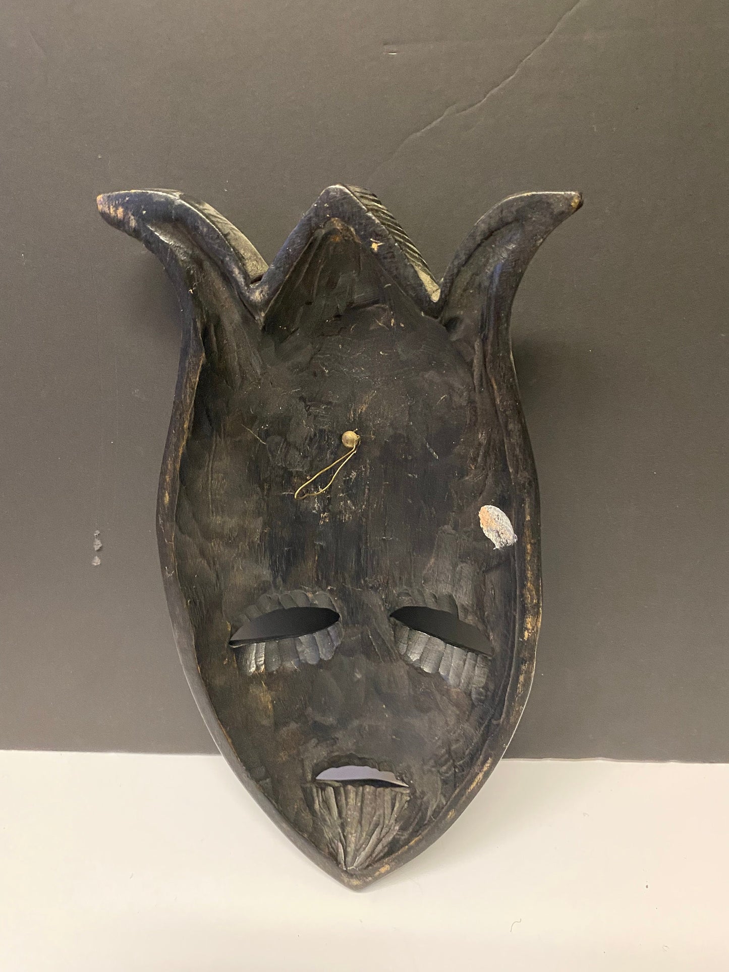 African Dan mask style  ebony wood- wow