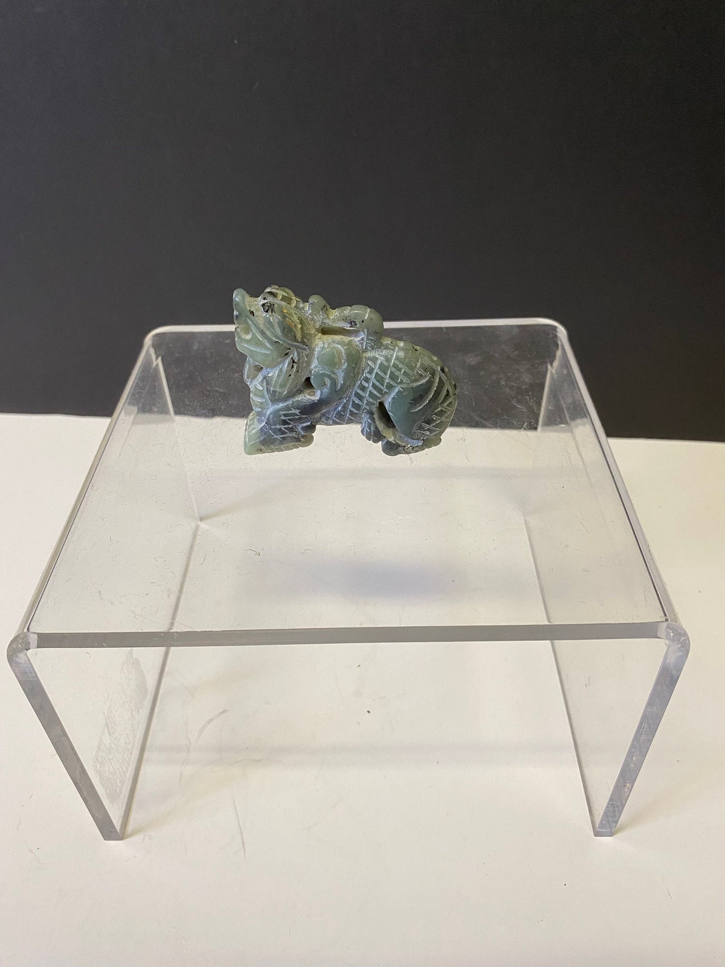 3 In Chinese Jade dragon figure  nice detail