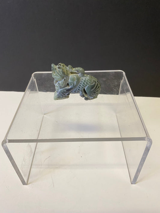 3 In Chinese Jade dragon figure  nice detail