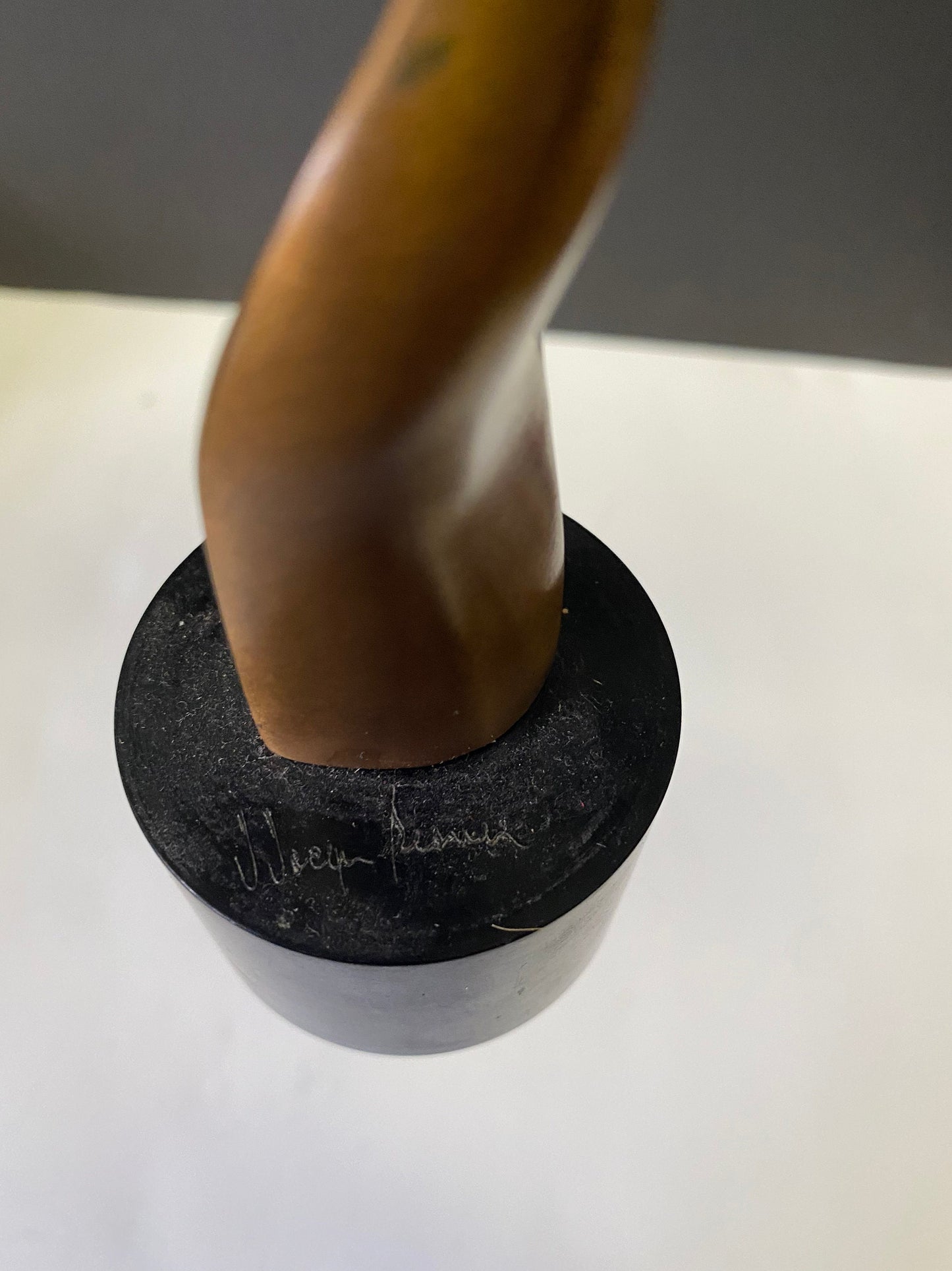 A  Absolutely stunning 12 inch bronze chess trophy from my personal collection  signed  Inscribed on the back  great piece