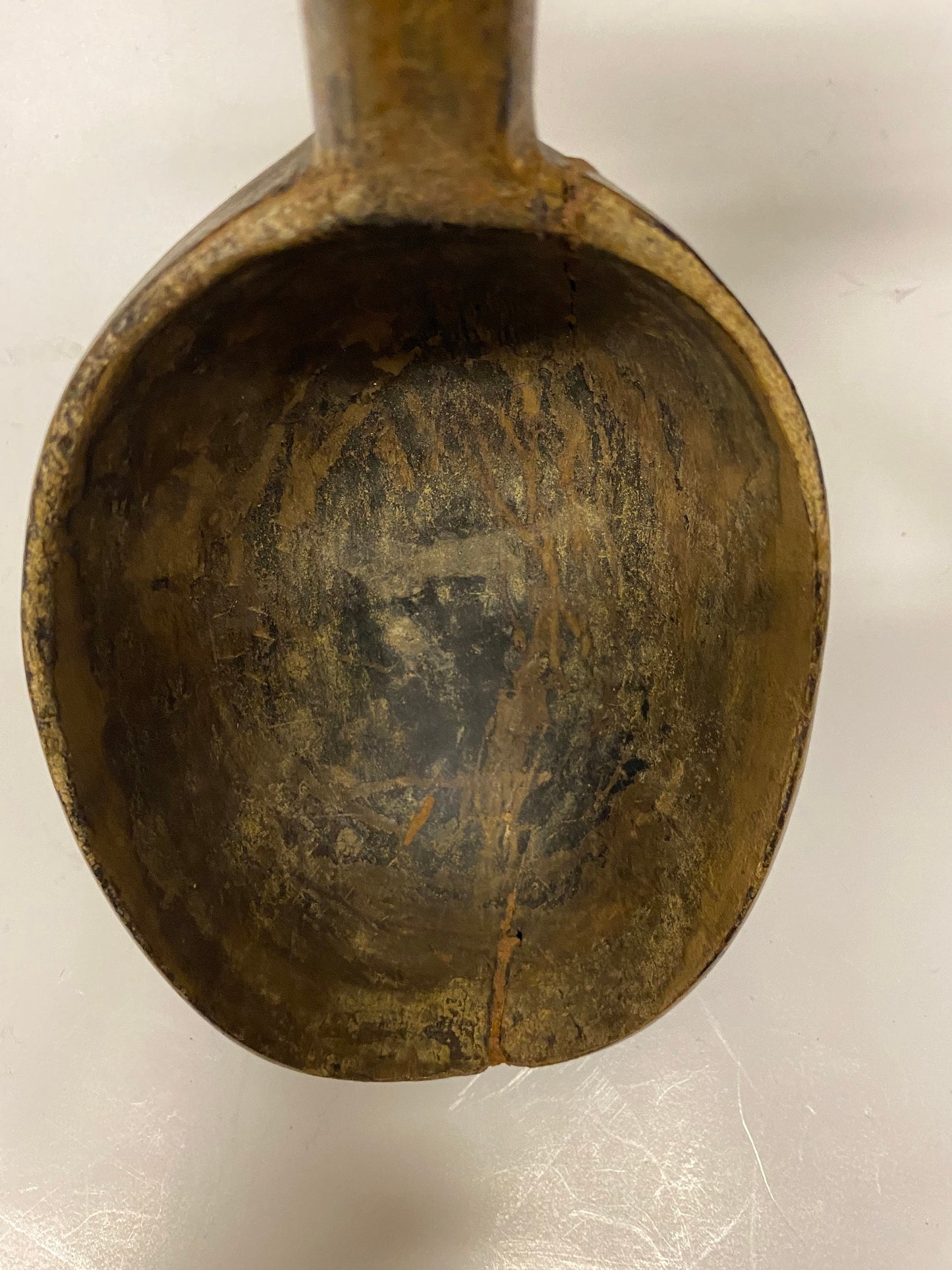 A  Stunning antique 15 inch long African Doucabour spoon ladle  tribal Medicine piece  wow  museum piece  wonderful tribal piece