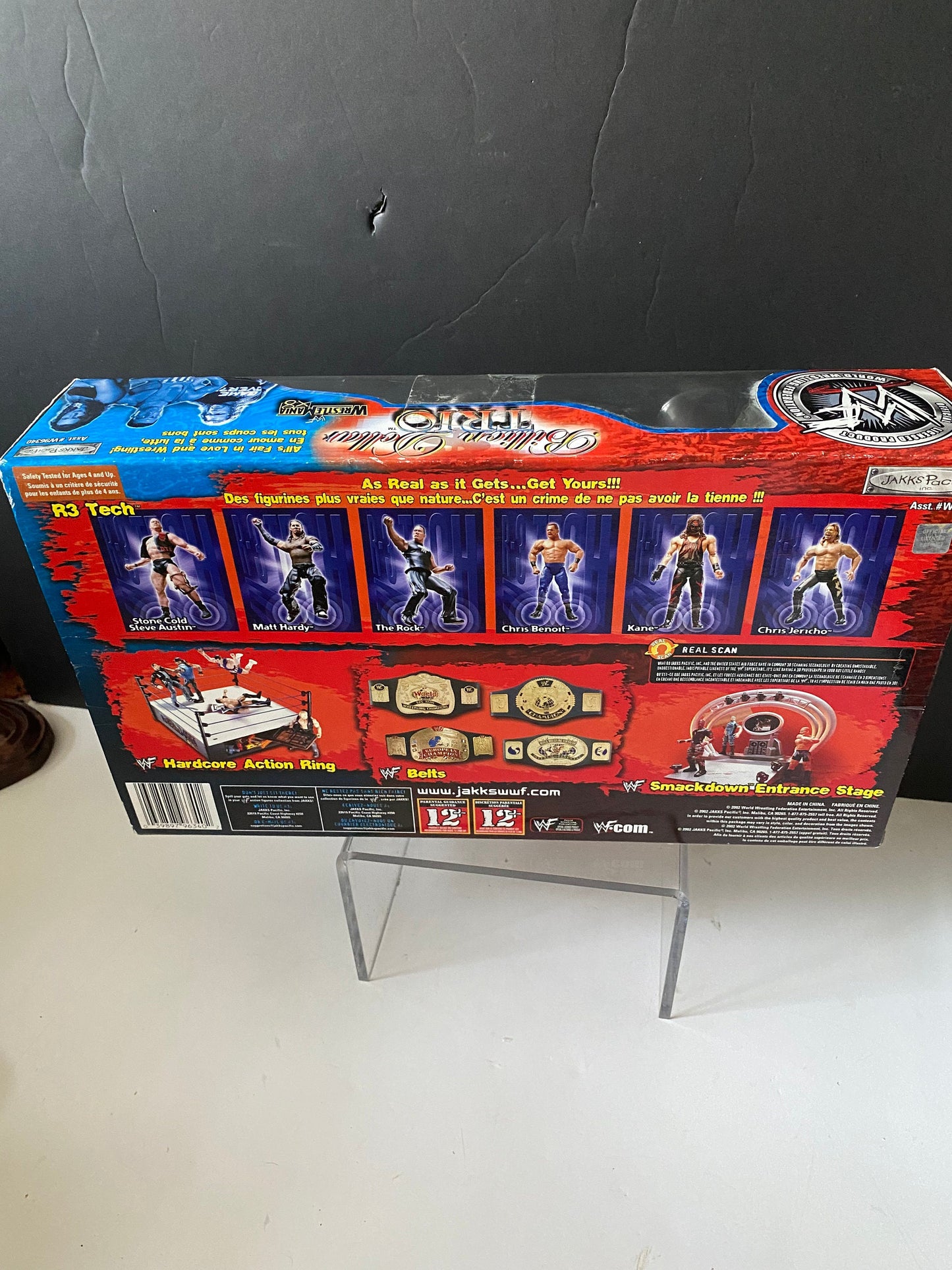 Fabulous WWE billion dollar trio figure set in box  Brand new never opened good condition  wrestling fans rejoice