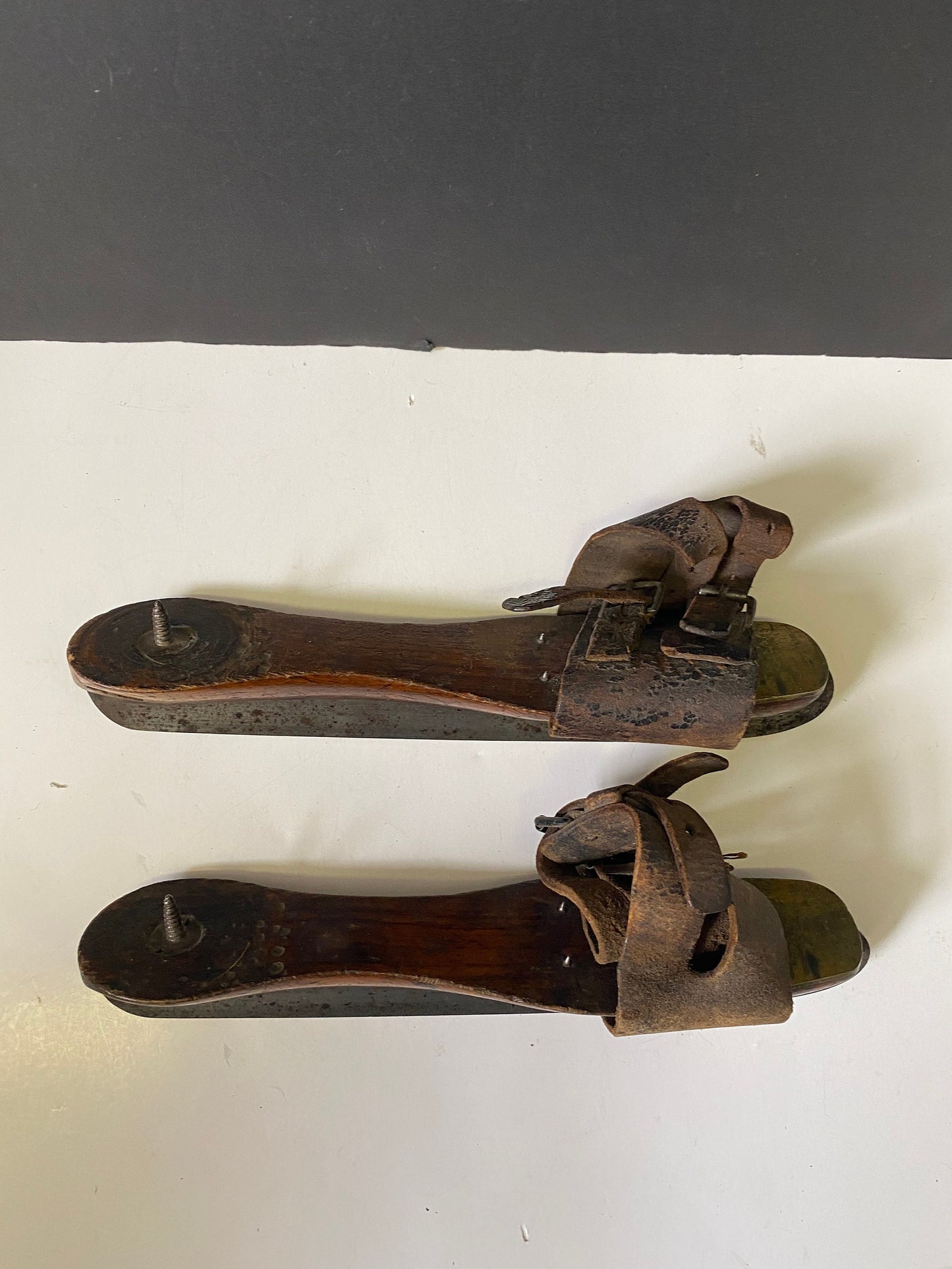 A  Fabulous authentic Canadian 19th century skates  9.5 x 2 inches  A collectors  dream  good antique condition - wow