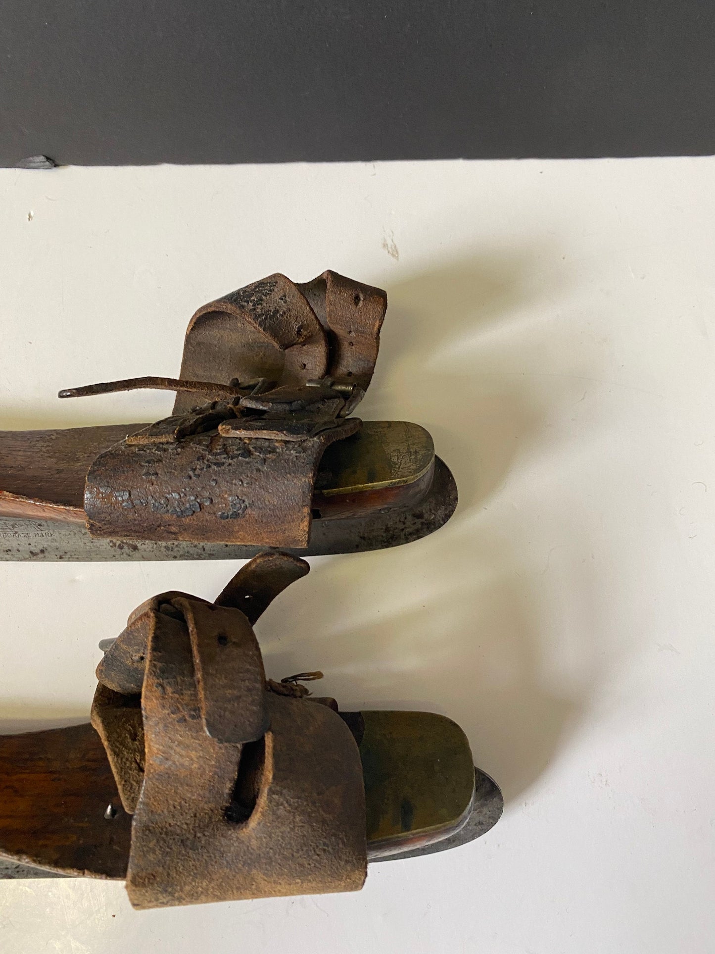 A  Fabulous authentic Canadian 19th century skates  9.5 x 2 inches  A collectors  dream  good antique condition - wow