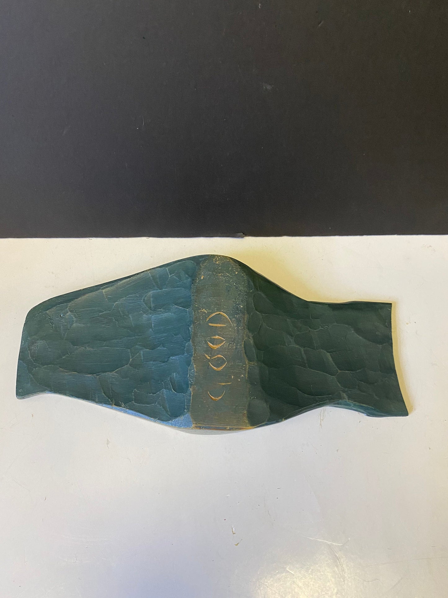 A  Museum quality 12 x 5.5 indigenous carved and painted feast bowl  Amazing intricate detail by a well-known Vancouver Island artist wow