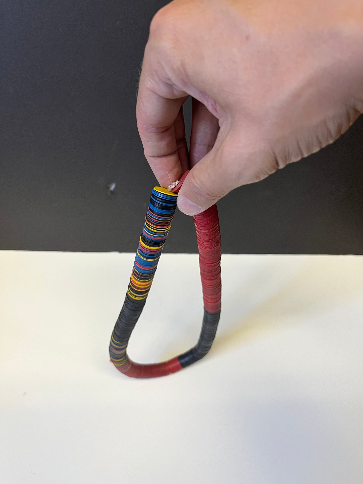 Absolutely stunning 24 approx real African ostrich egg shell necklace  Phenomenal quality a wonderful unique look  wear it!!