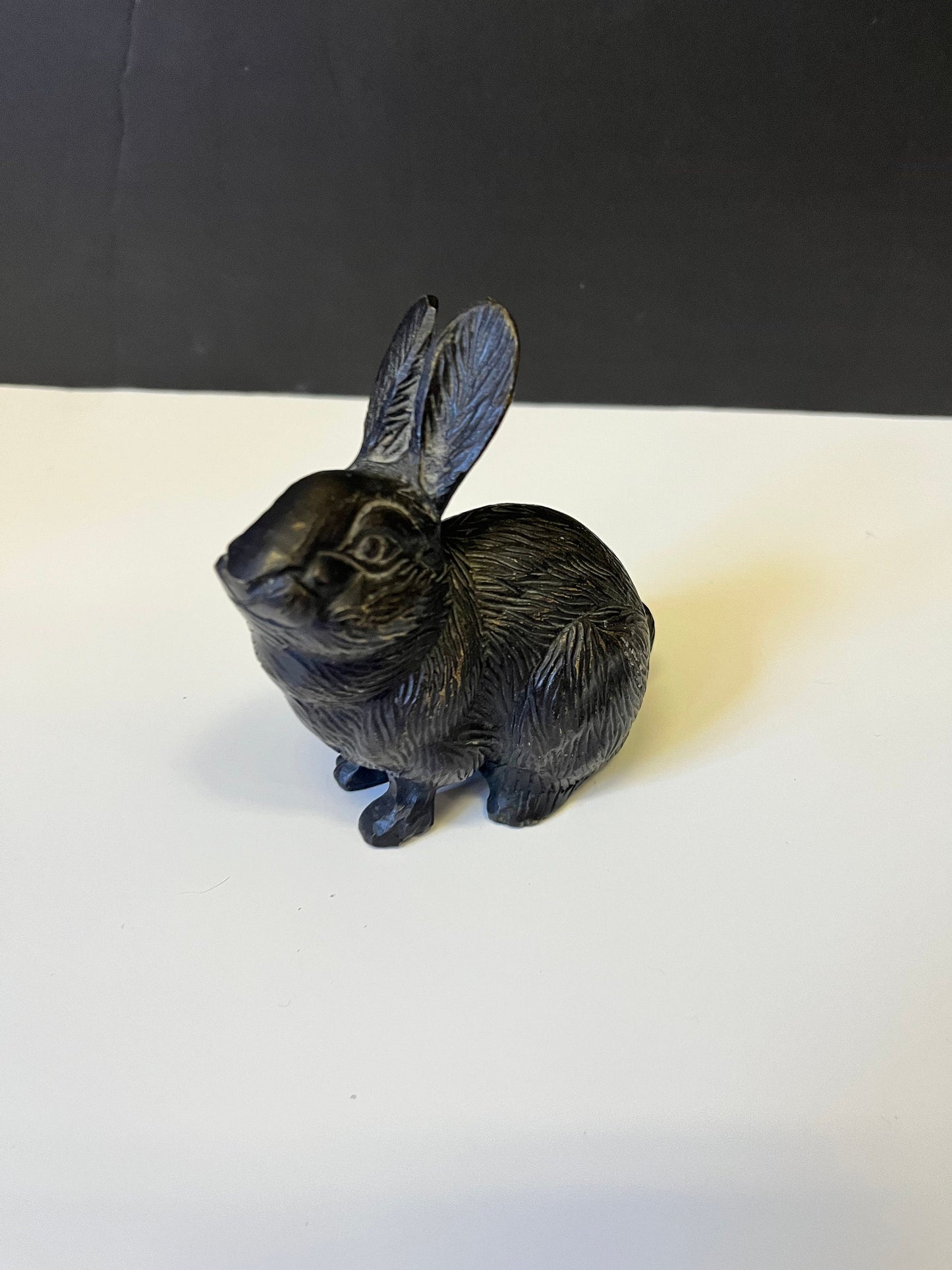 Fabulous bronze 4 x 4 inch rabbit  Great quality in Patina and quite heavy for a small piece  Gift alert -  great value