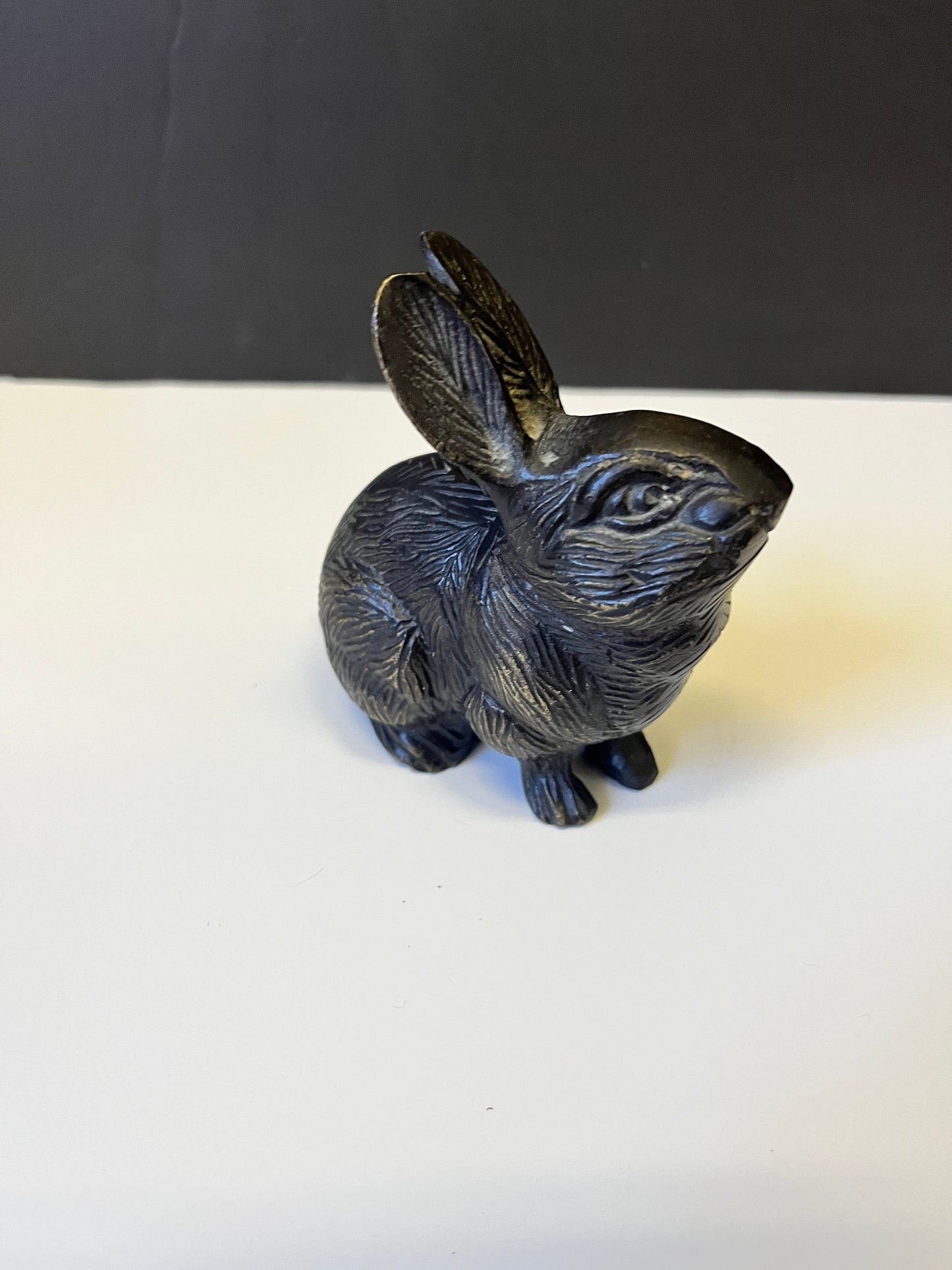Fabulous bronze 4 x 4 inch rabbit  Great quality in Patina and quite heavy for a small piece  Gift alert -  great value